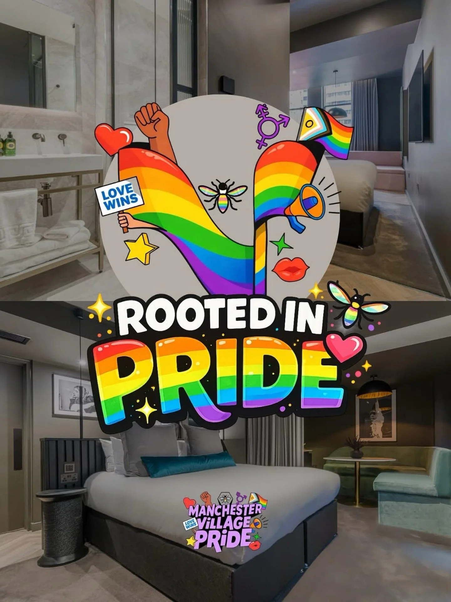 ROOTED IN PRIDE: CELEBRATE WITH A TWO NIGHT PACKAGE AT VELVET 🏳️&zwj;🌈 📍Stay with us and enjoy:

✨ 25% off In the heart of the action at Velvet,
on Canal Street

🥂 The Welcome: A chilled glass of Kylie Minogue Prosecco upon arrival.

🍾 Saturday 