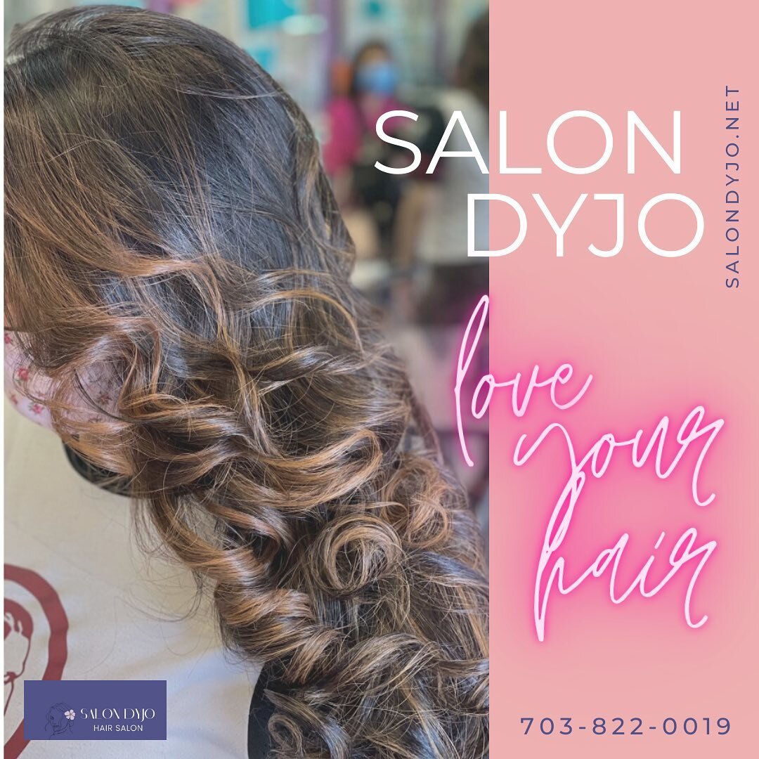 Book online salondyjo.net ✔️ 

#blowouts #color #cut #springfieldva #springfieldvahairsalon #springfieldhairsalon #hairextensions #highlights #lowlights #style #updos #hairfashion #hairtrends #haircare #hairstylist #haircut #perm #hairstraightening #