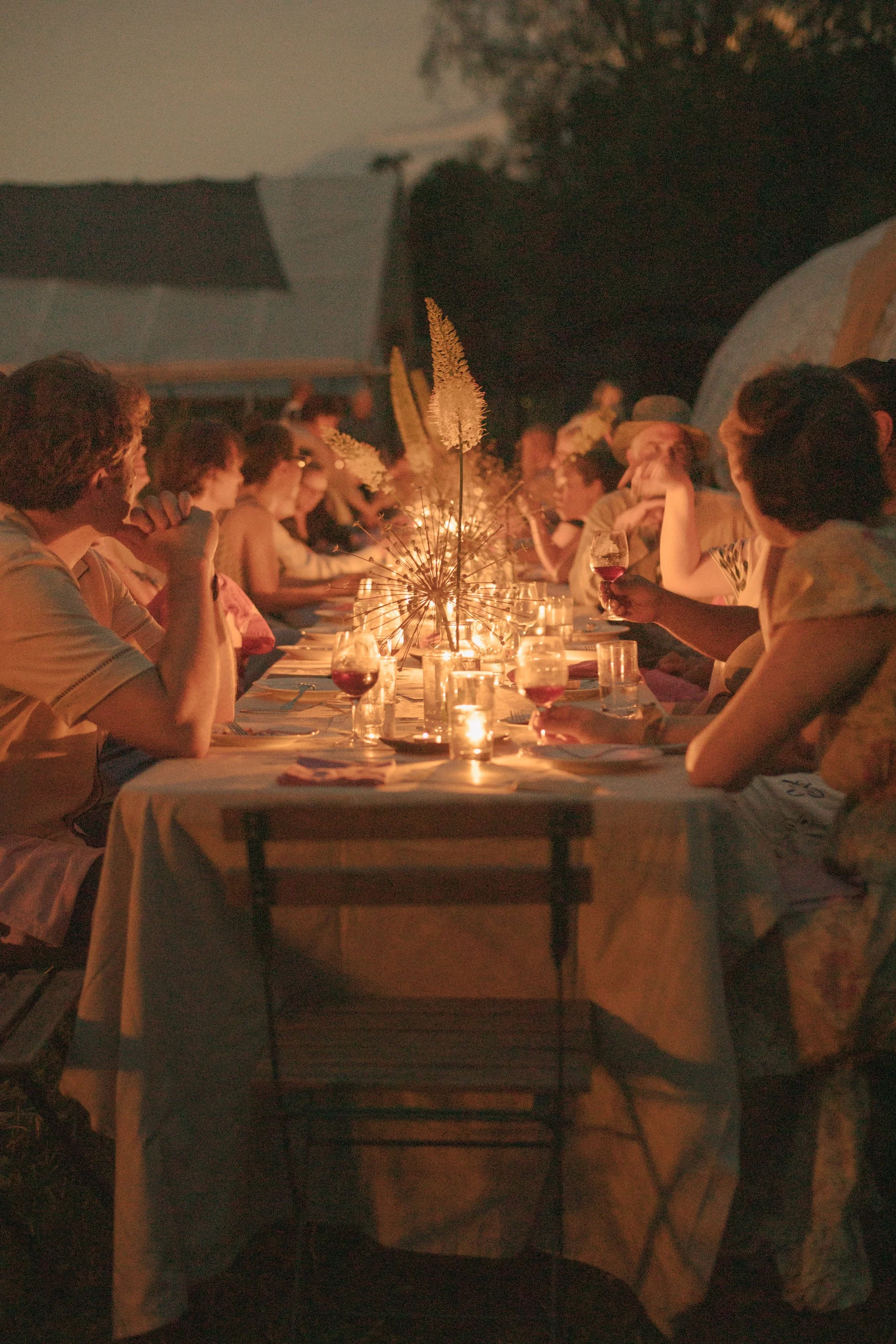 FARM DINNER - Solstice @ Foxtrot Farm + Flowers