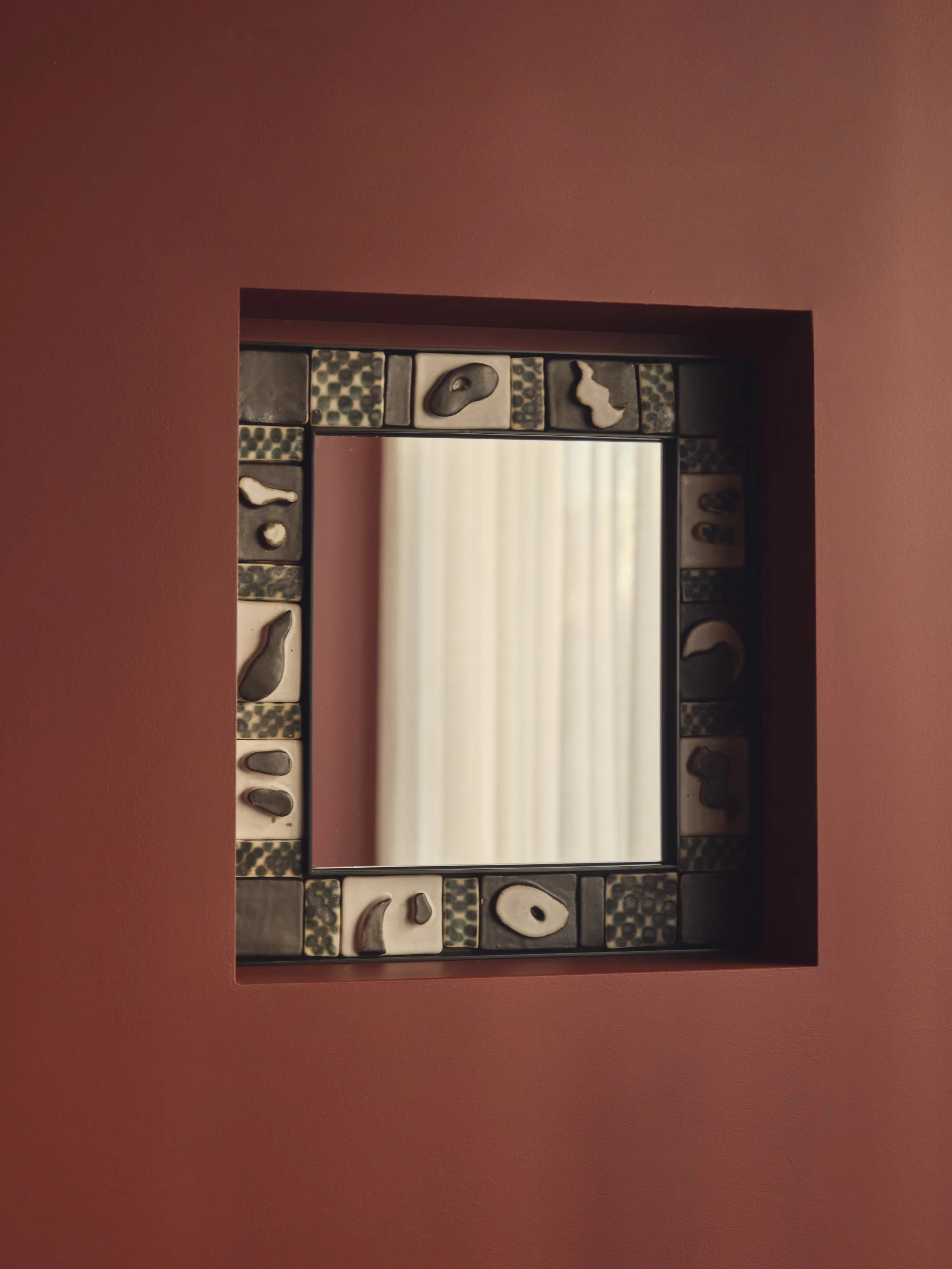 Bespoke Ceramic Tiled Mirror