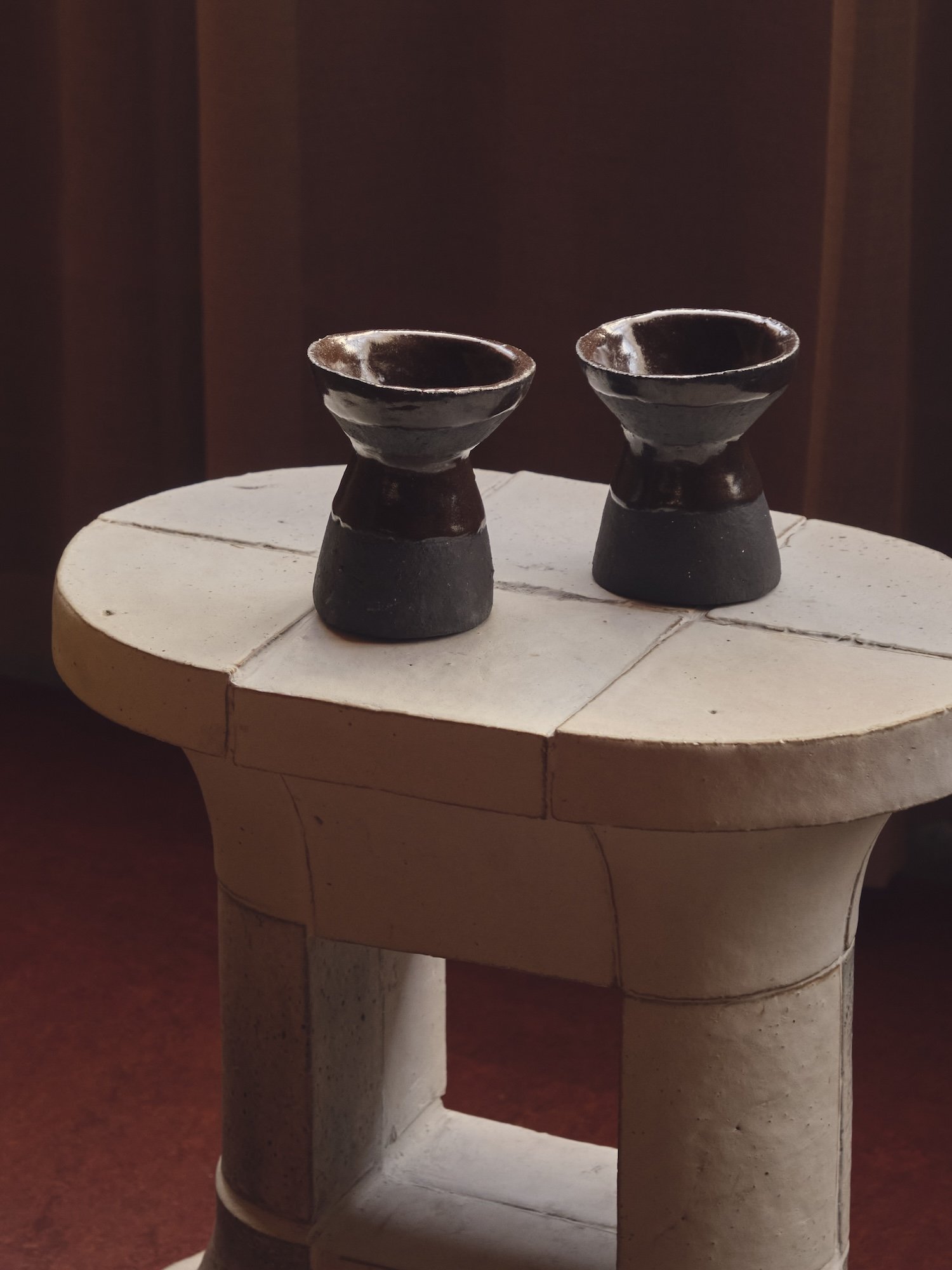 Dark Beetle Bowl Cups