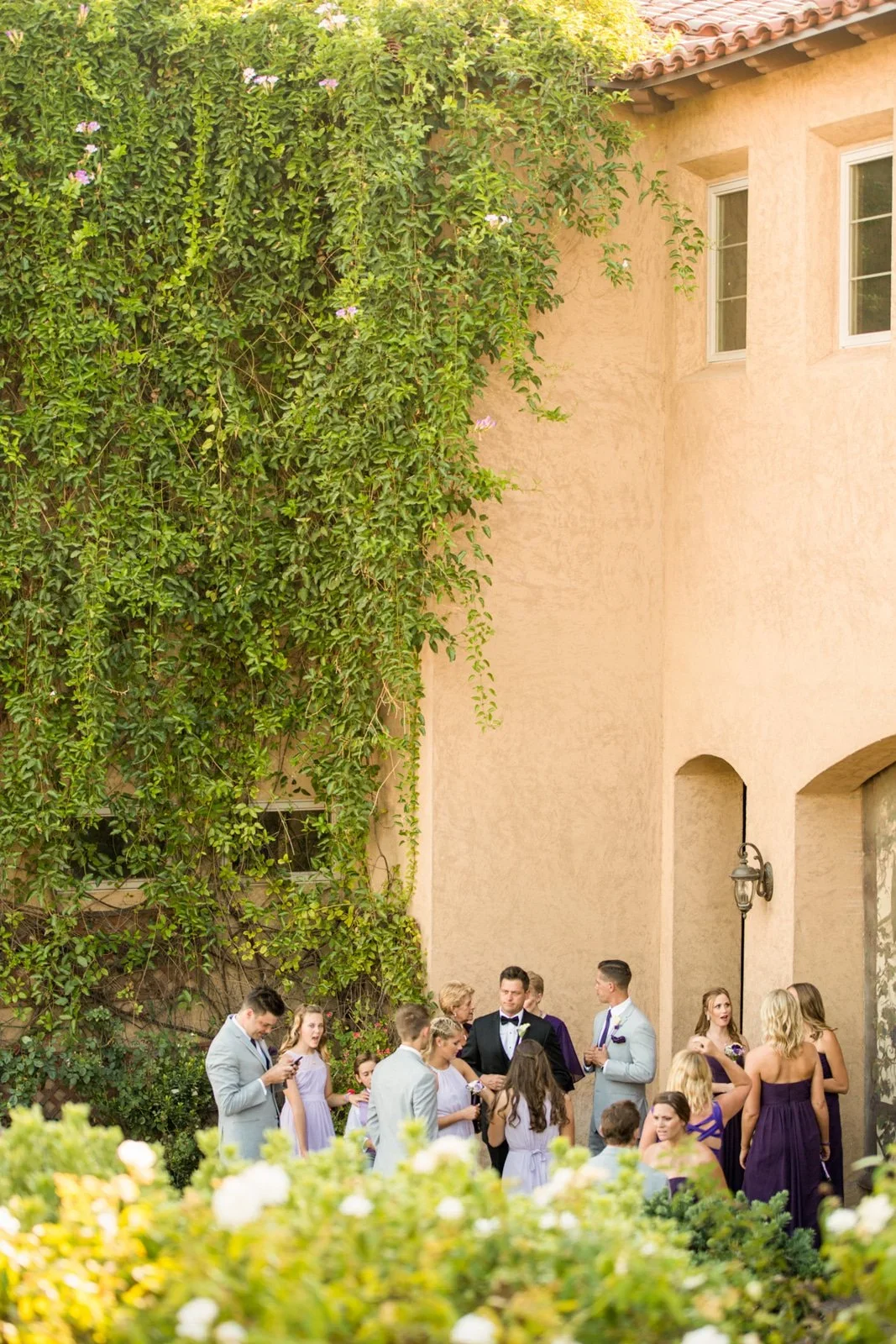 Best wineries in Temecula for groups at Gershon Bachus Vintners with formal gathering outside