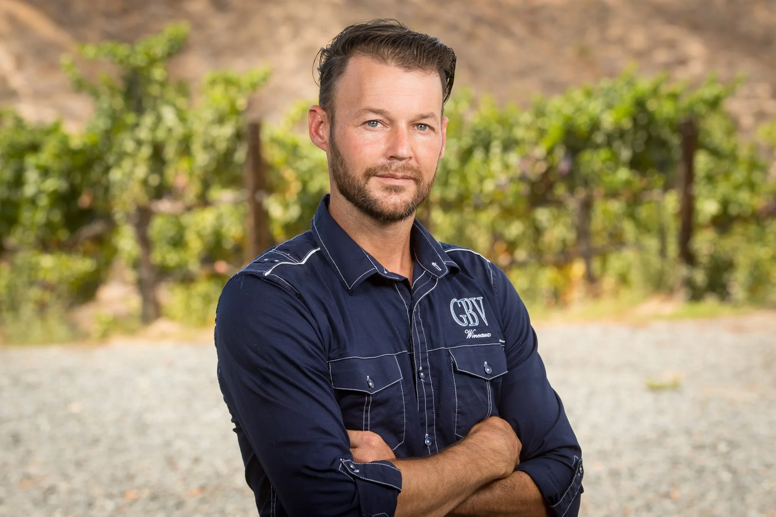 Dakota Denton expert winemaker portrait