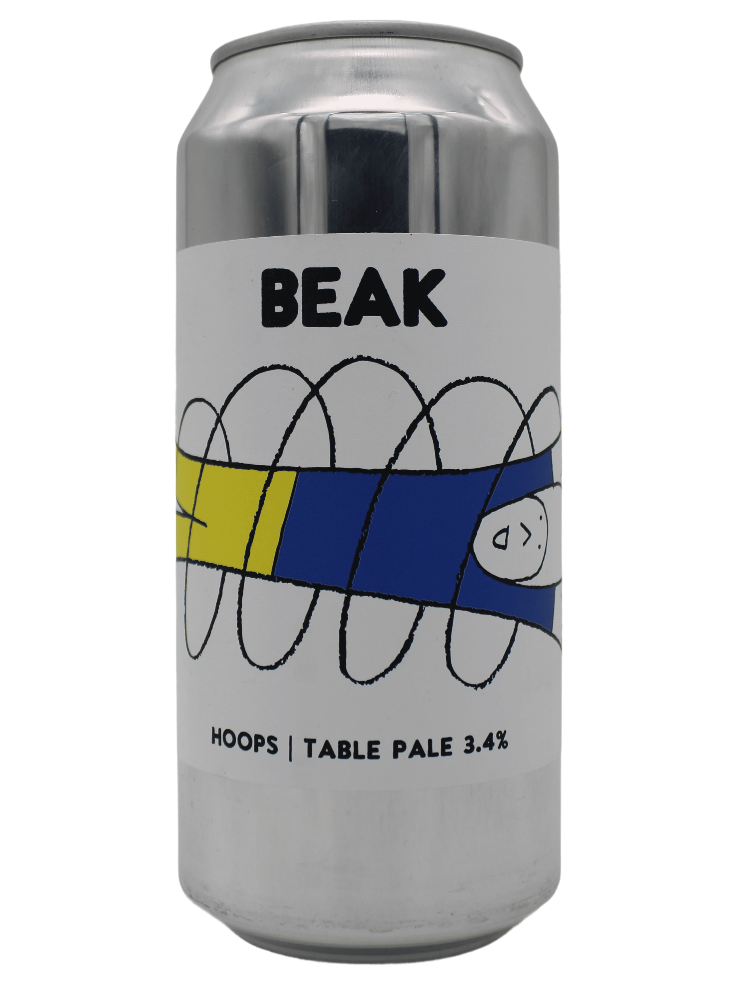 Beak Hoops 3.4% Table Pale 440ml Can – lychee, tangerine and honeydew melon hop-forward session beer