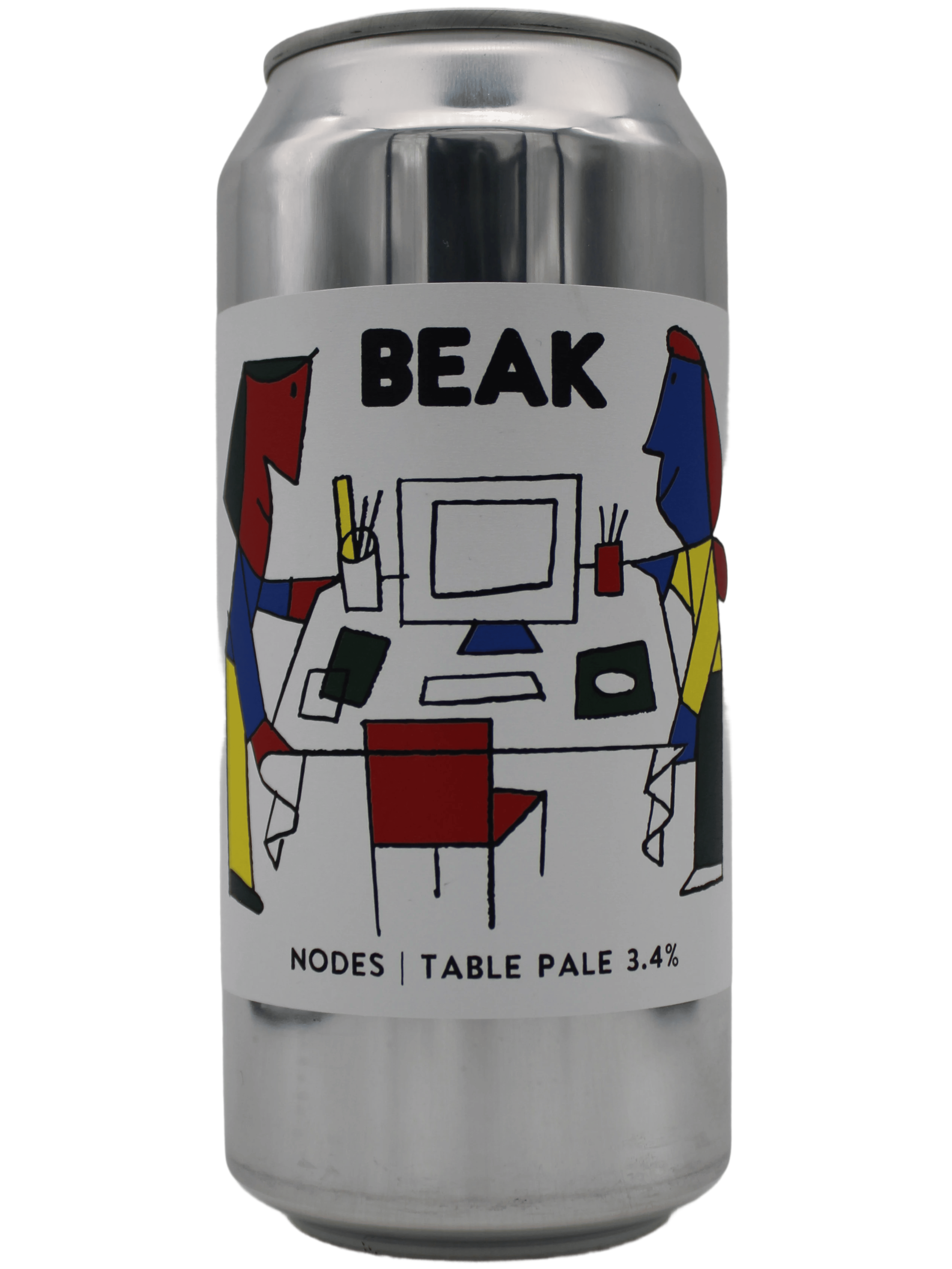 Beak Nodes 3.4% Table Pale 440ml Can – Citra & Strata CGX with lemon, mandarin and strawberry notes