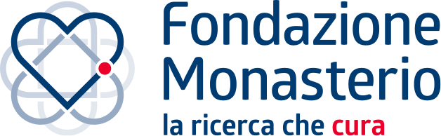 Logo della Fondazione Monasterio con testo in italiano