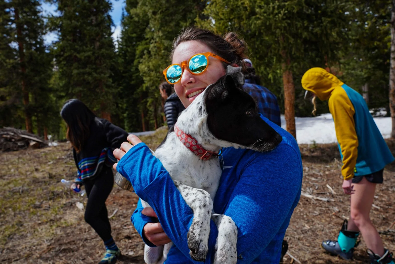 at a backcountry hut, 2023