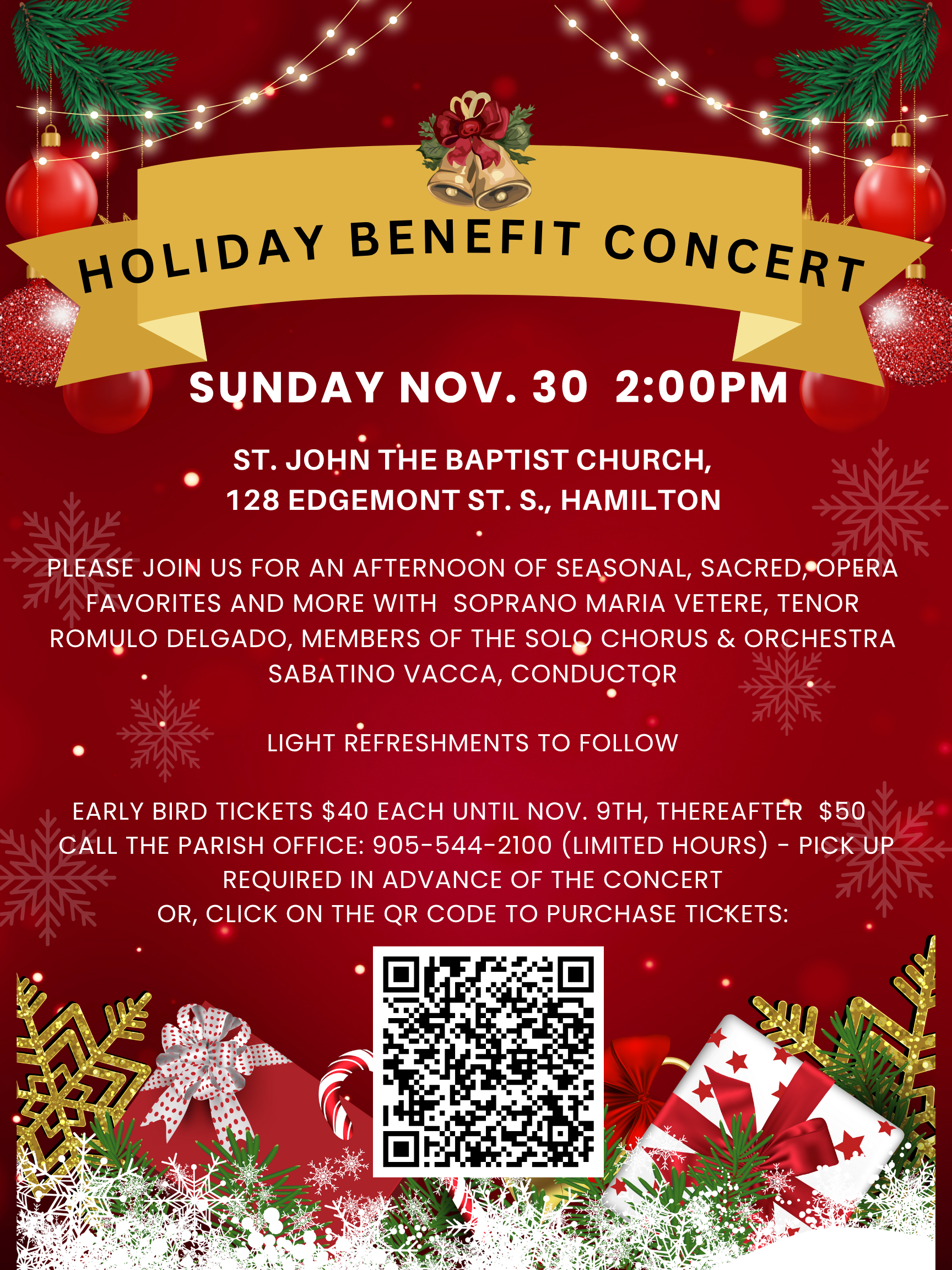 Holiday Benefit Concert