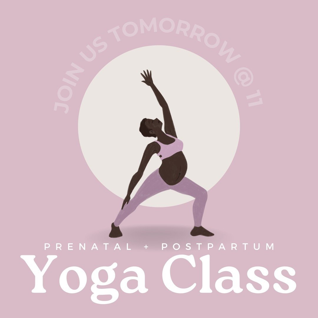 It's Yoga Sunday tomorrow! 

Join us for a day of flex and flow with your favorite yogis - @donnaisthedoula and @becomingone.llc 💕

🔗 www.birthincolorrva.org/yogarsvp

📍Richmond (Birth in Color, 115 E. Broad St.)
📍Hampton (Sentara Careplex, 3000 