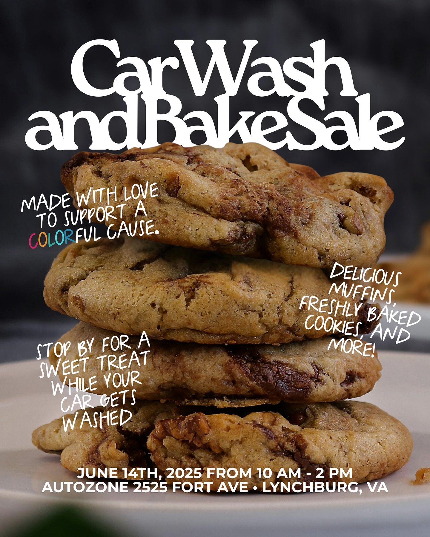 🌈 NEXT WEEK!! Join us Saturday, June 14th! We&rsquo;re hosting a Car Wash and Bake Sale to support Birth in Color Lynchburg.

ABOUT THE EVENT
Treat yourself to freshly baked treats made with LOVE while getting your car sparkling clean! It&rsquo;s th