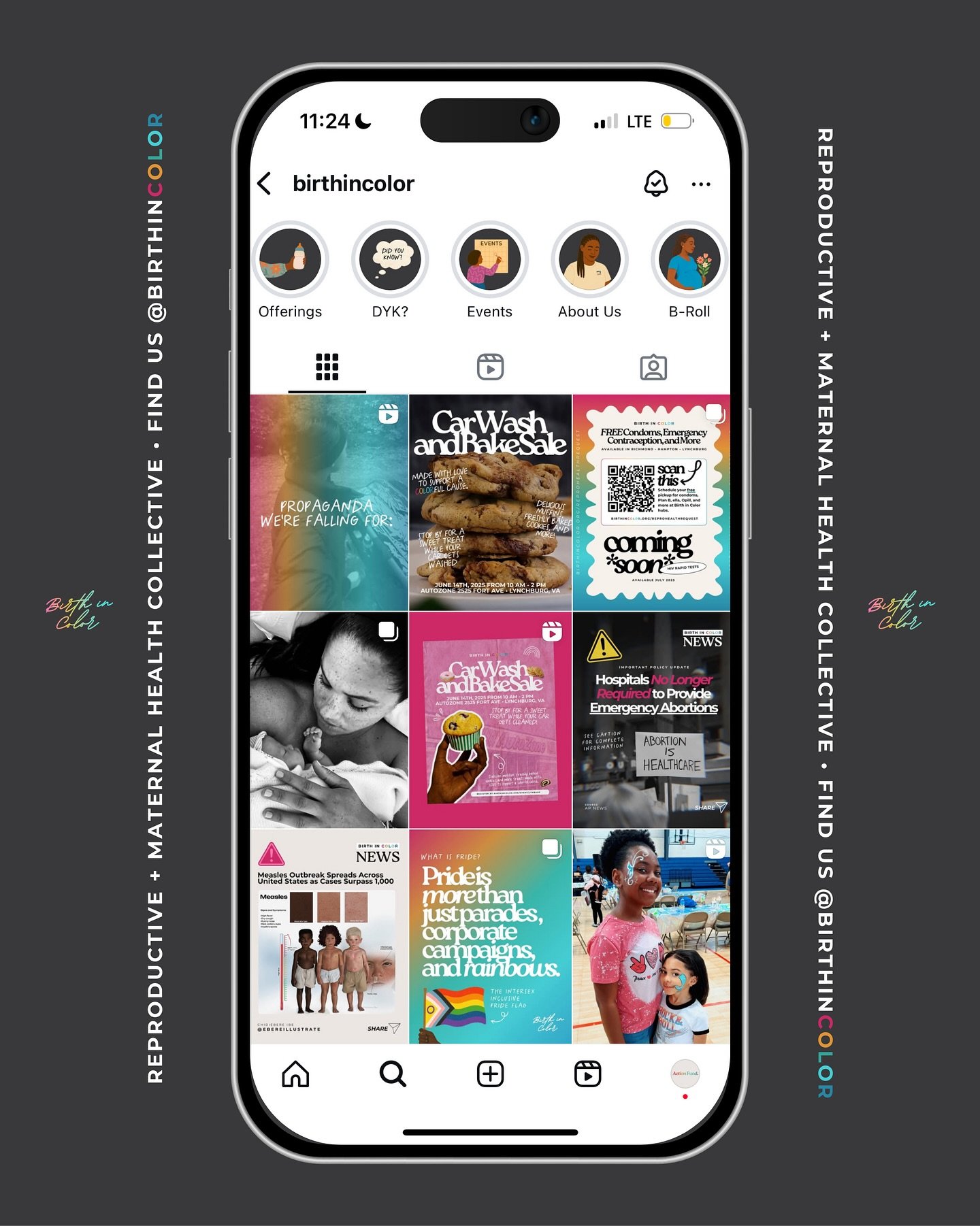We&rsquo;re not like most nonprofits, we&rsquo;re a *cool* nonprofit. Find us and our colorful feeds @BirthinColor across all! 🌈

Platforms include: Threads, YouTube, Instagram, Facebook, and LinkedIn ✨

Also that one platform formally known as twit