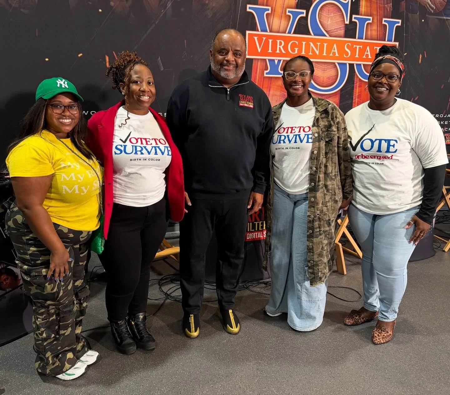 🗳️ Last night, we joined delegates and community leaders alongside Roland Martin, award-winning journalist and host of Roland Martin Unfiltered, for essential conversations about civic responsibility and the importance of youth participation in demo