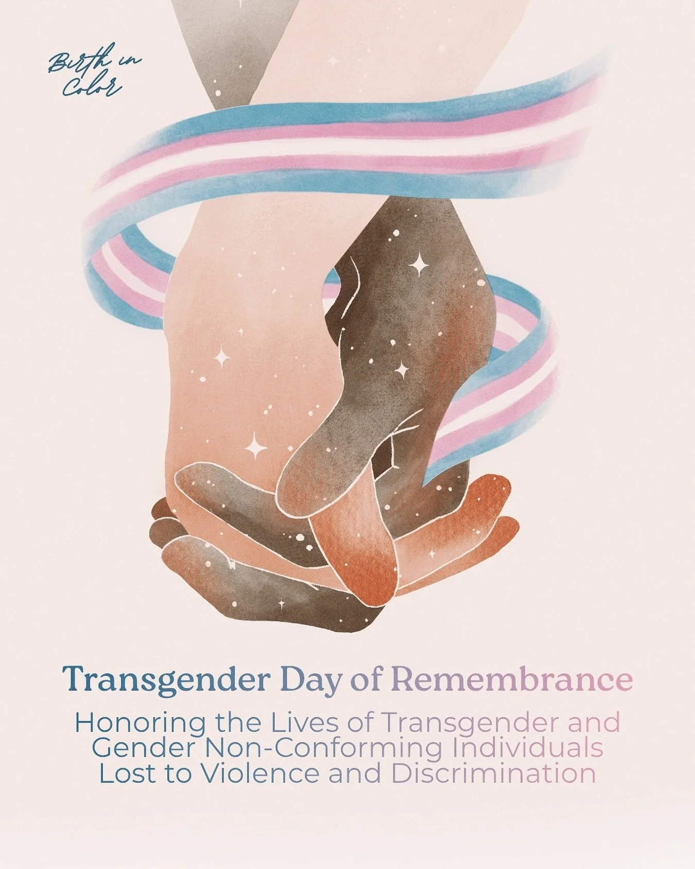 When it comes to TRUE reproductive justice, trans liberation is essential.

Today we hold space for the transgender and gender non-conforming lives stolen by violence and discrimination, disproportionately Black and Brown trans people, especially tra