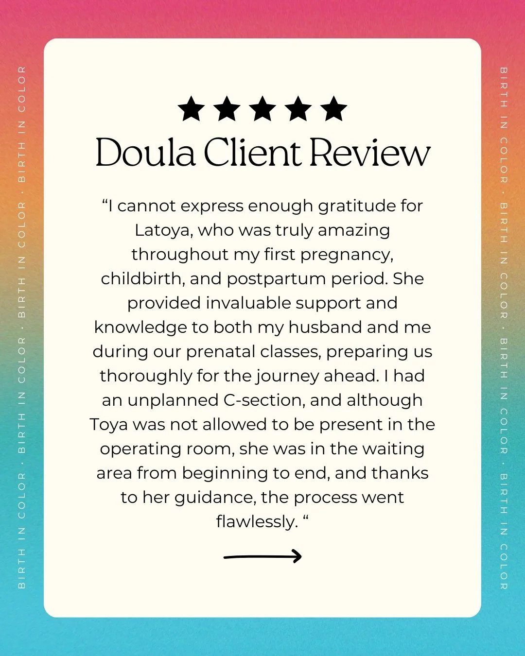 🌈💬 When Deja had an unplanned C-section with her first baby, Latoya was in that waiting room from start to finish &mdash; making sure everything went smoothly, even though she couldn&rsquo;t be in the OR. That&rsquo;s the kind of ride-or-die suppor