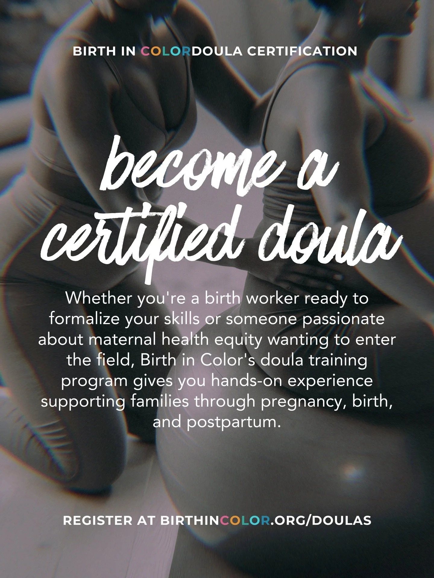 ✨ @birthincolor&rsquo;s 2026 Doula Training is now open for applications across Virginia, DC, and the DMV. 

Whether you&rsquo;re exploring birth work for the first time or a healthcare professional wanting to deepen your skills, our three-day intens
