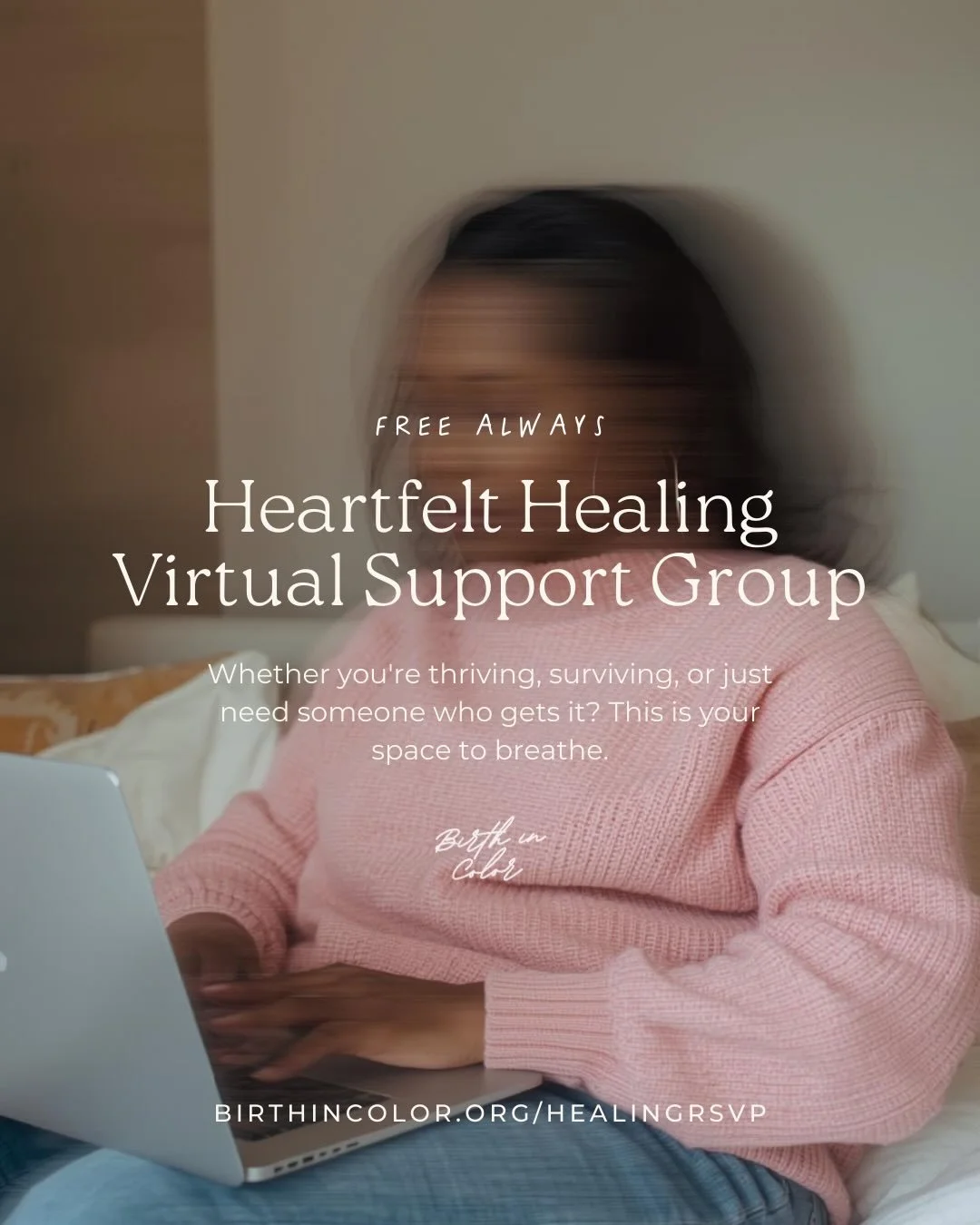 🫶🏽 TOMORROW: Hands of Hope at 6:30 PM

Life can get rough, but that doesn&rsquo;t mean you have to go it alone.

At Birth in Color, we believe in the healing power of community.

Join us tomorrow for FREE virtual mental health support. Whether you&
