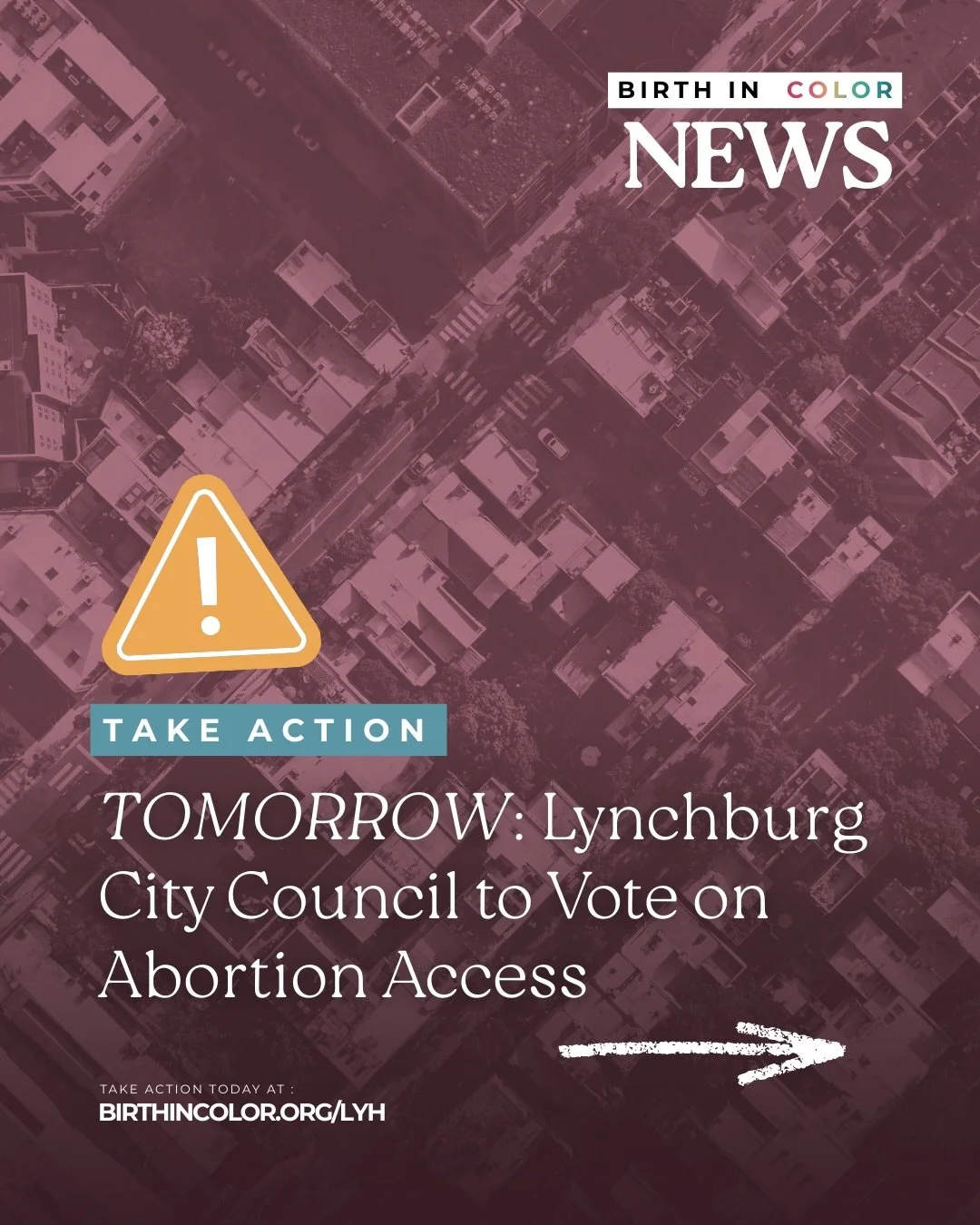 ⚠️ LYNCHBURG: City Council votes TOMORROW on abortion clinic ban

THE ISSUE
Tomorrow evening (weather permitting), Lynchburg City Council will vote on zoning restrictions that would ban abortion clinics within 1,000 feet of residential areas, schools