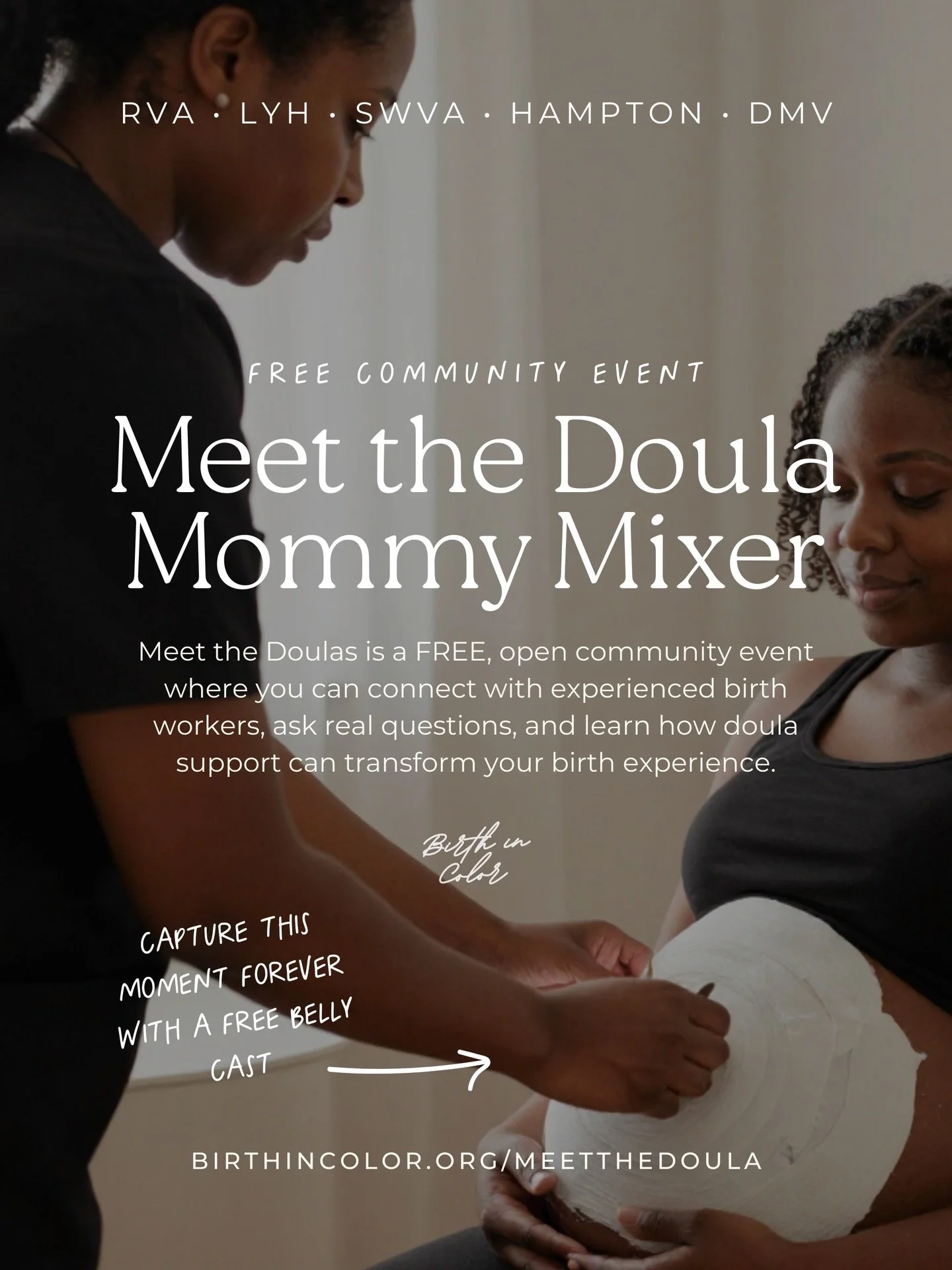Looking for doula support but not sure where to start? Come Meet the Doulas&nbsp;&nbsp;who will walk with you through your journey!

EVENT DEETS: 
Saturday, March 21 | 12-4 PM | 5 Locations Across Virginia 🌈

FREE EVENT &mdash; RSVP now: 
🔗 http://