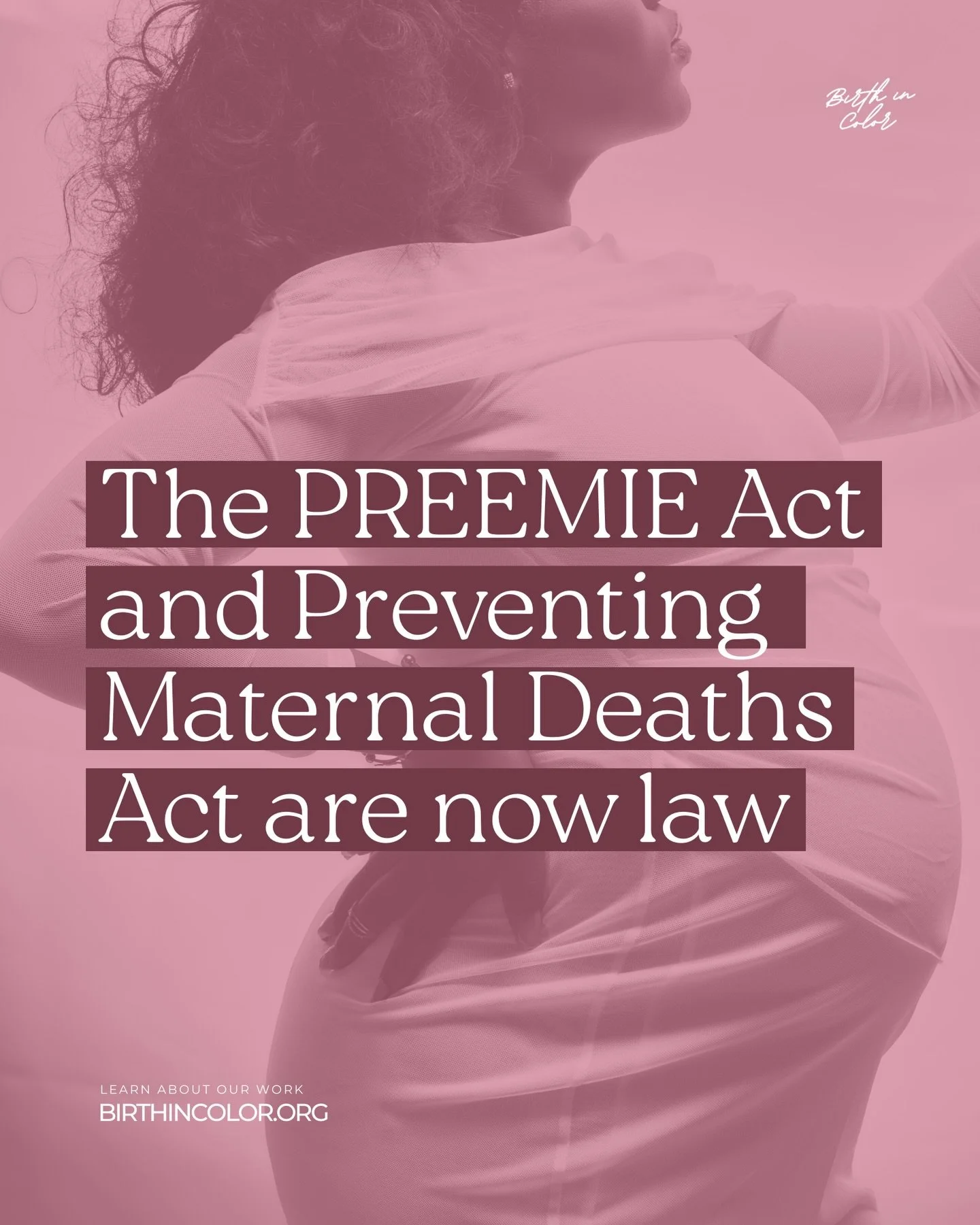 ⭐️ POLICY WIN: Congress just reauthorized two critical pieces of legislation. 

The PREEMIE Reauthorization Act and the Preventing Maternal Deaths Reauthorization Act are now law. 

💗 PREEMIE Act:
Funds research and prevention programs for preterm b