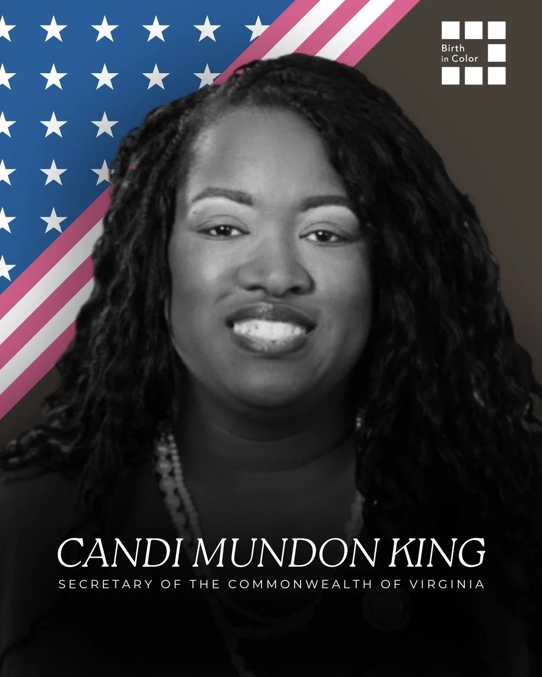 She passed the Virginia MOMnibus Act I and Act II. She founded the Black Maternal Health Caucus. Now, Secretary Candi Mundon King is bringing her power to The Black House.

Join us this April 17th for Virginia&rsquo;s Black Maternal Health Summit and
