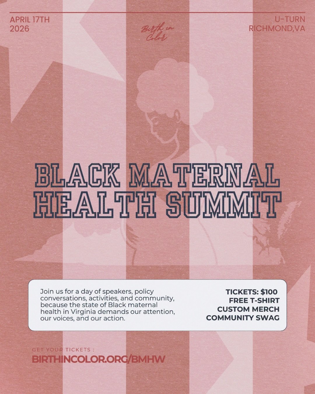 ✨ THE BLACK HOUSE IS IN SESSION. BMHW 2026 IS HERE.

April 11&ndash;26 | Virginia-Wide 🖤
FREE + TICKETED EVENTS &mdash; Get your tickets &amp; RSVP: 

🔗 birthincolor.org/BMHW

Black Maternal Health Week is our most powerful week of the year &mdash;