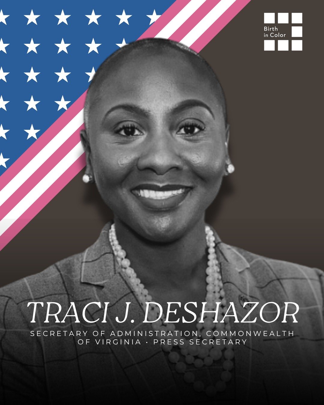 ⭐️ She's restored rights, led equity work, and now she's Virginia's Secretary of Administration!! One of our favorites and an OG BIC advocate, Traci J. Deshazor, is nothing short of amazing, and we're so excited to have her as our summit Press Secret