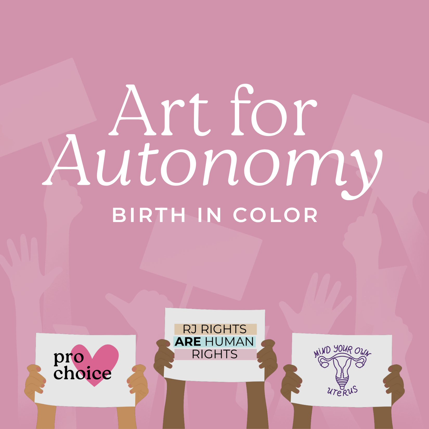 Art for Autonomy Poster Making Social
