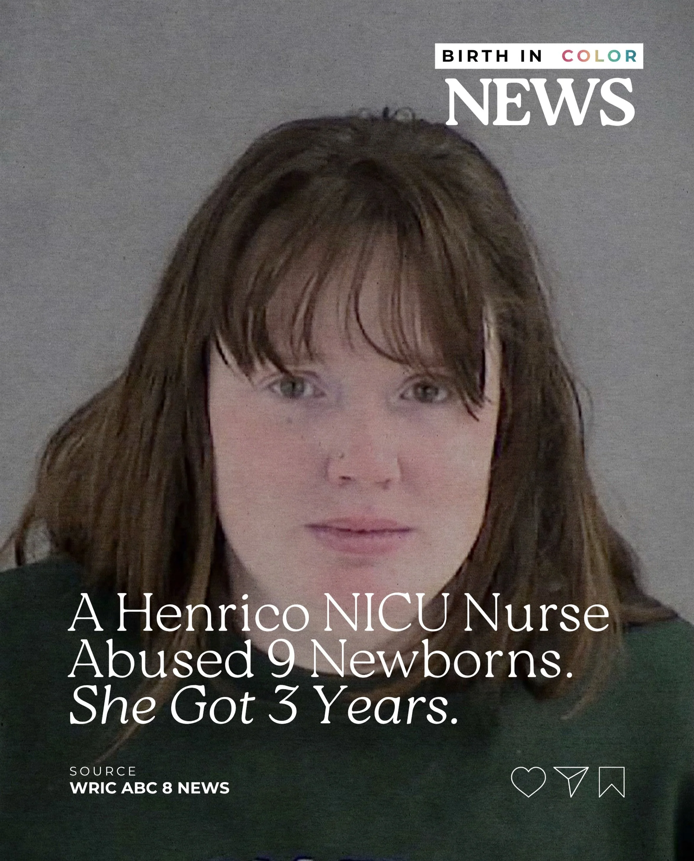 💬 A former Henrico NICU nurse was sentenced after being found guilty of abusing 9 newborns in her care &mdash; squeezing them with excessive force, moving them carelessly, and causing fractures that couldn&rsquo;t be explained.

She was facing 20 ch