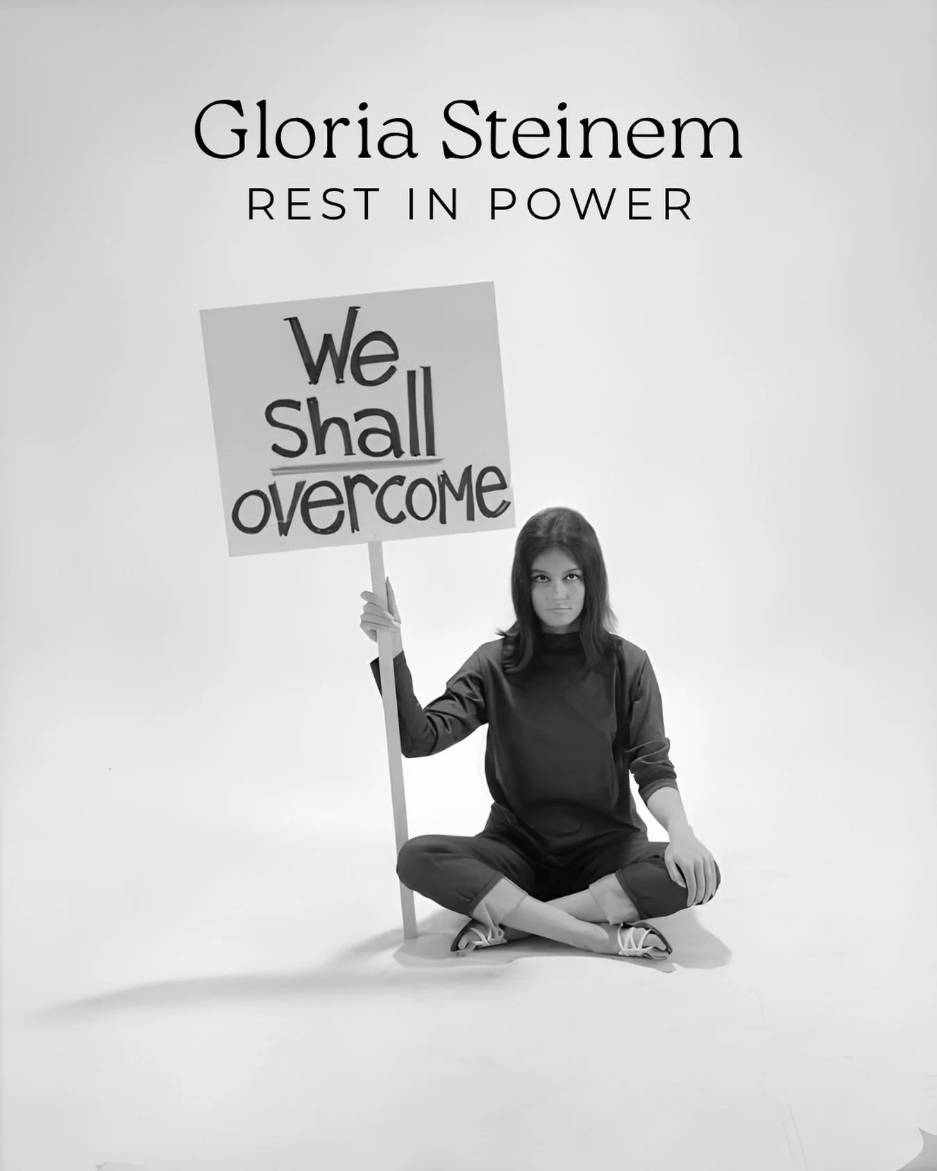 Gloria Steinem died Wednesday at home in New York. 92 years old.

What she did:

Went undercover as a Playboy Bunny in 1963 and published what she saw.

Co-founded Ms. magazine in 1972, the first mass-market magazine that treated women as people inst