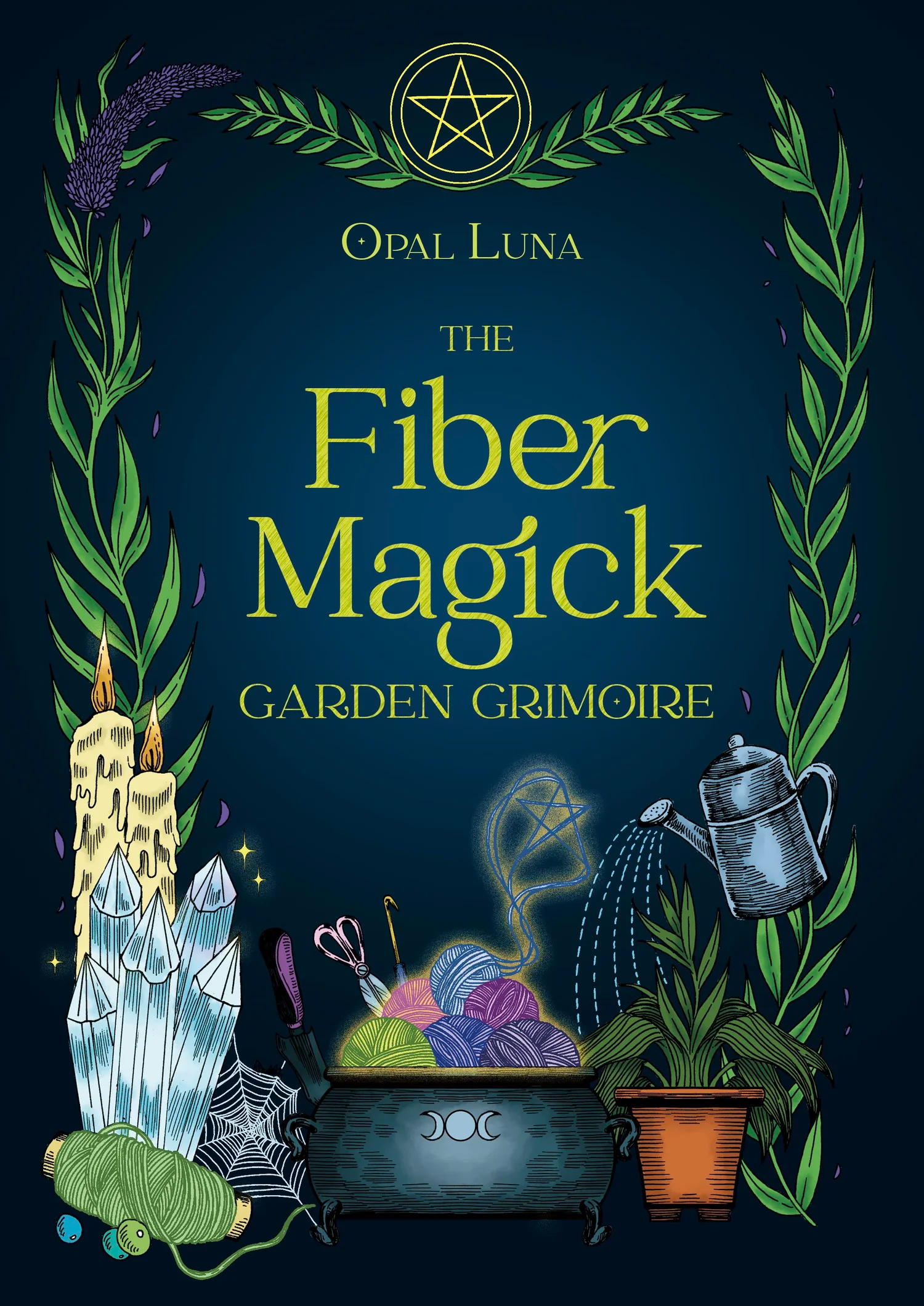 The Fiber Magick Garden Grimoire book cover