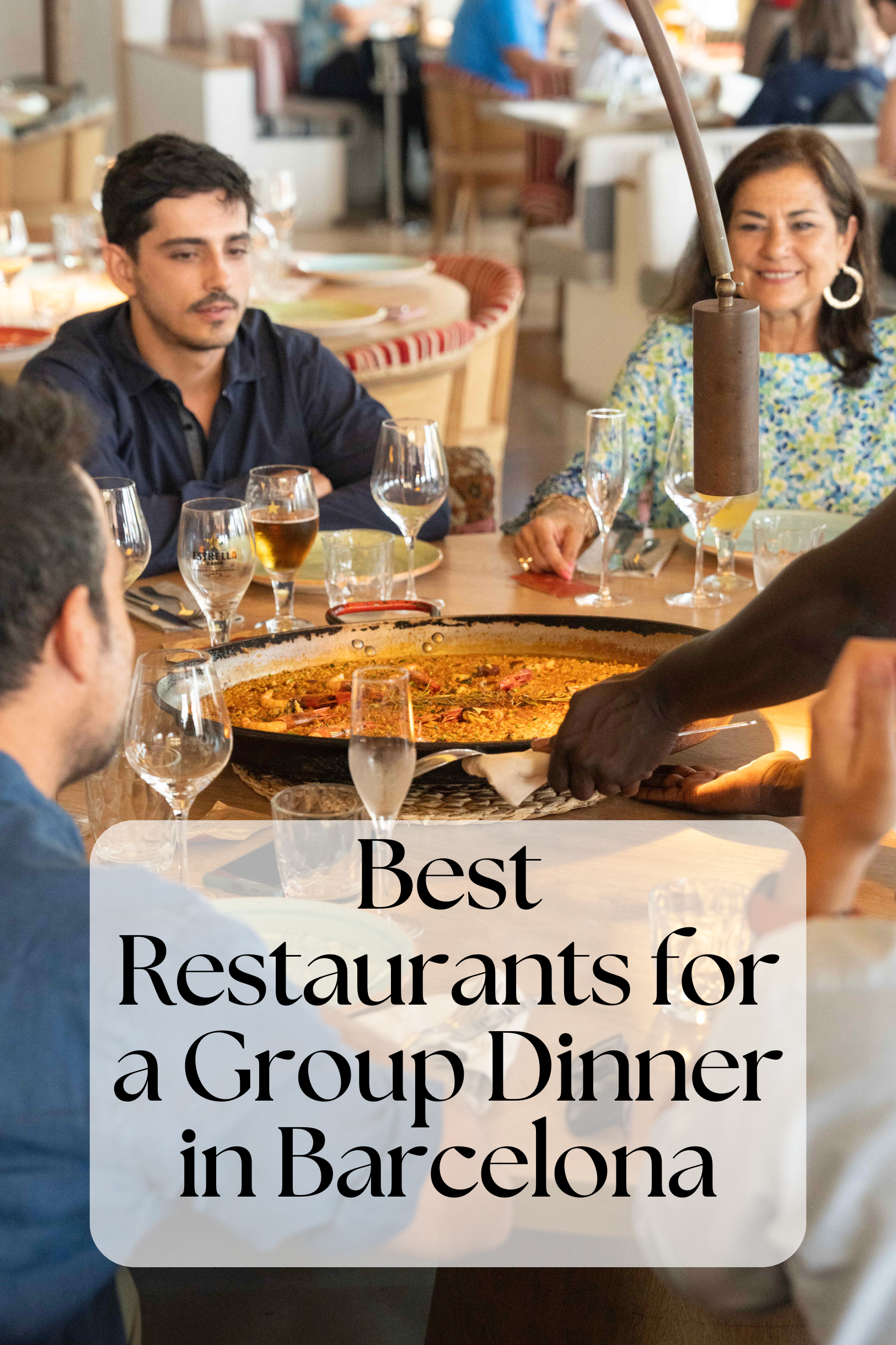 Best restaurants for groups in Barcelona
