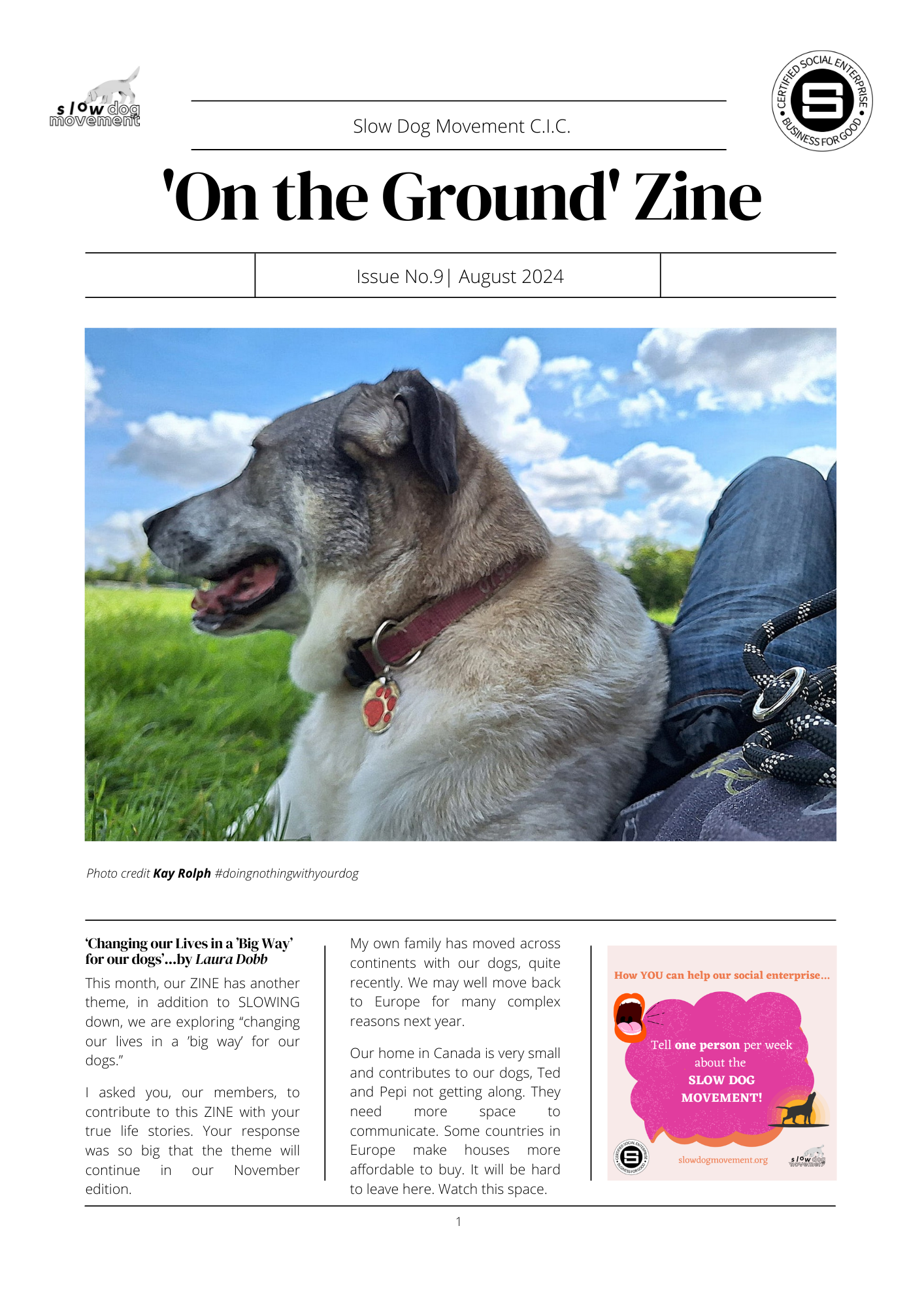 ZINE No. 9 - August 2024