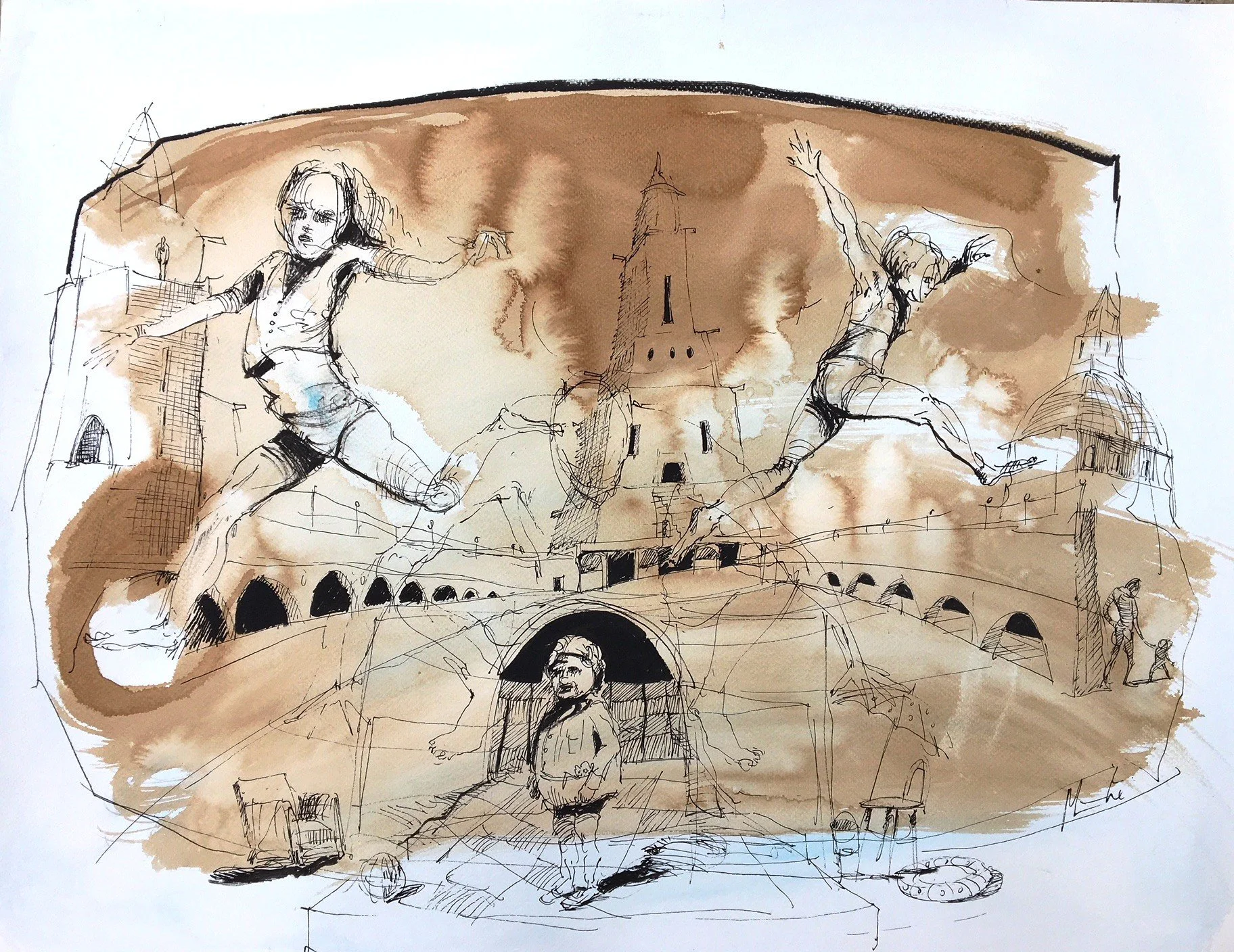 "Babel" Papier 50x65cm 2019