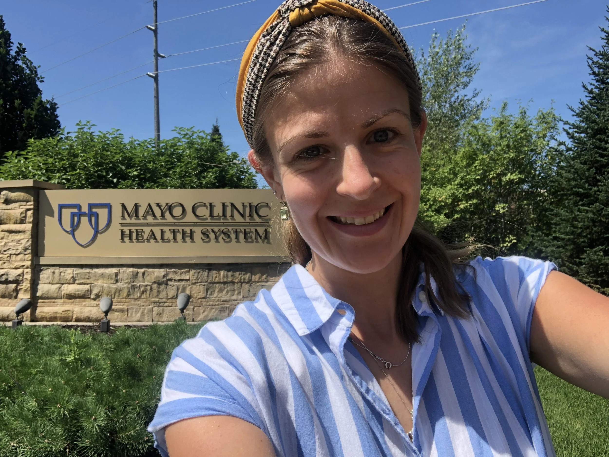 Rabbi Natalie Shribman at the Mayo Clinic