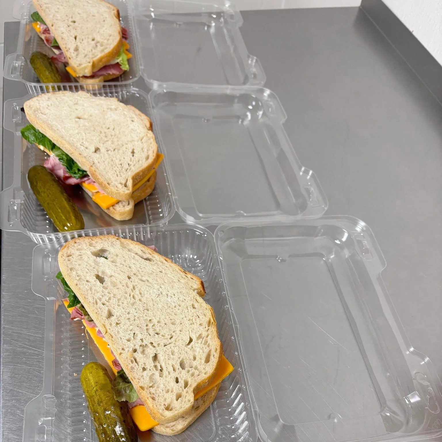 have you tried some of our delicacies at @eaushift ? House-made mayo, Deutsch Family ham, hand-cut cheddar and the crunchiest dill pickle to pair. Git on over there and grab yourself somethin tasty!