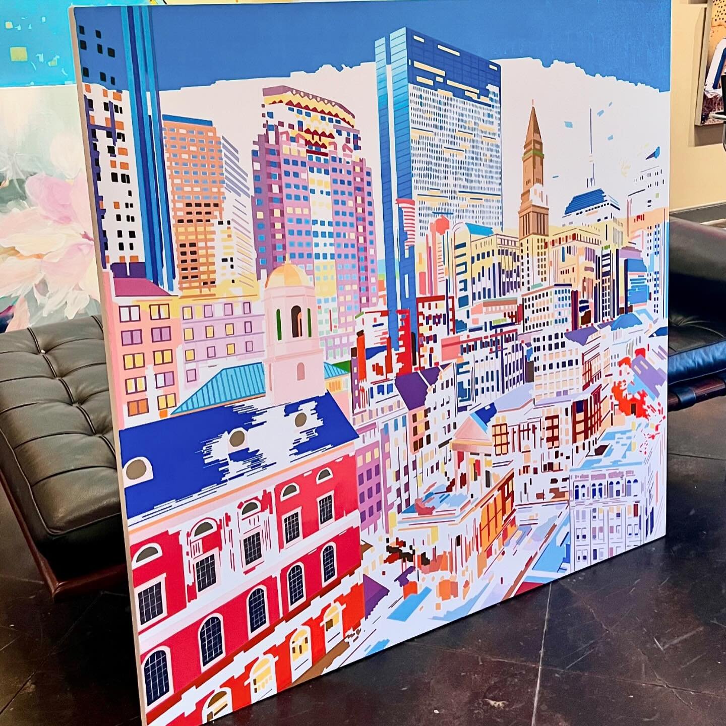 New Boston painting available @julesplacegallery 

&ldquo;Figment&rdquo; Oil on Canvas, 48&rdquo; x 48&rdquo; 2024
.
.
.
.
#benschwab #oilpainting #oiloncanvas #largescalepainting #urbanlandscapepainting #cityscapepainting #cityscapes #abstractcitysc