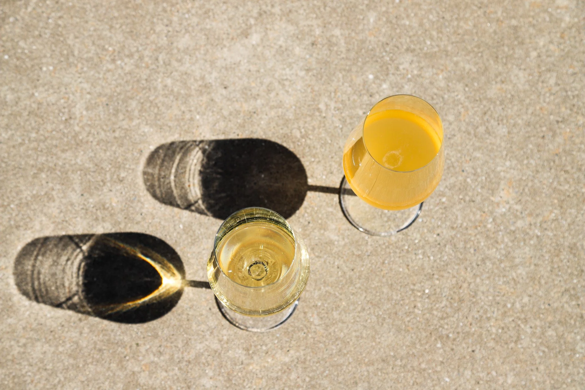 first glass pour and last glass pour of OVEST 2023