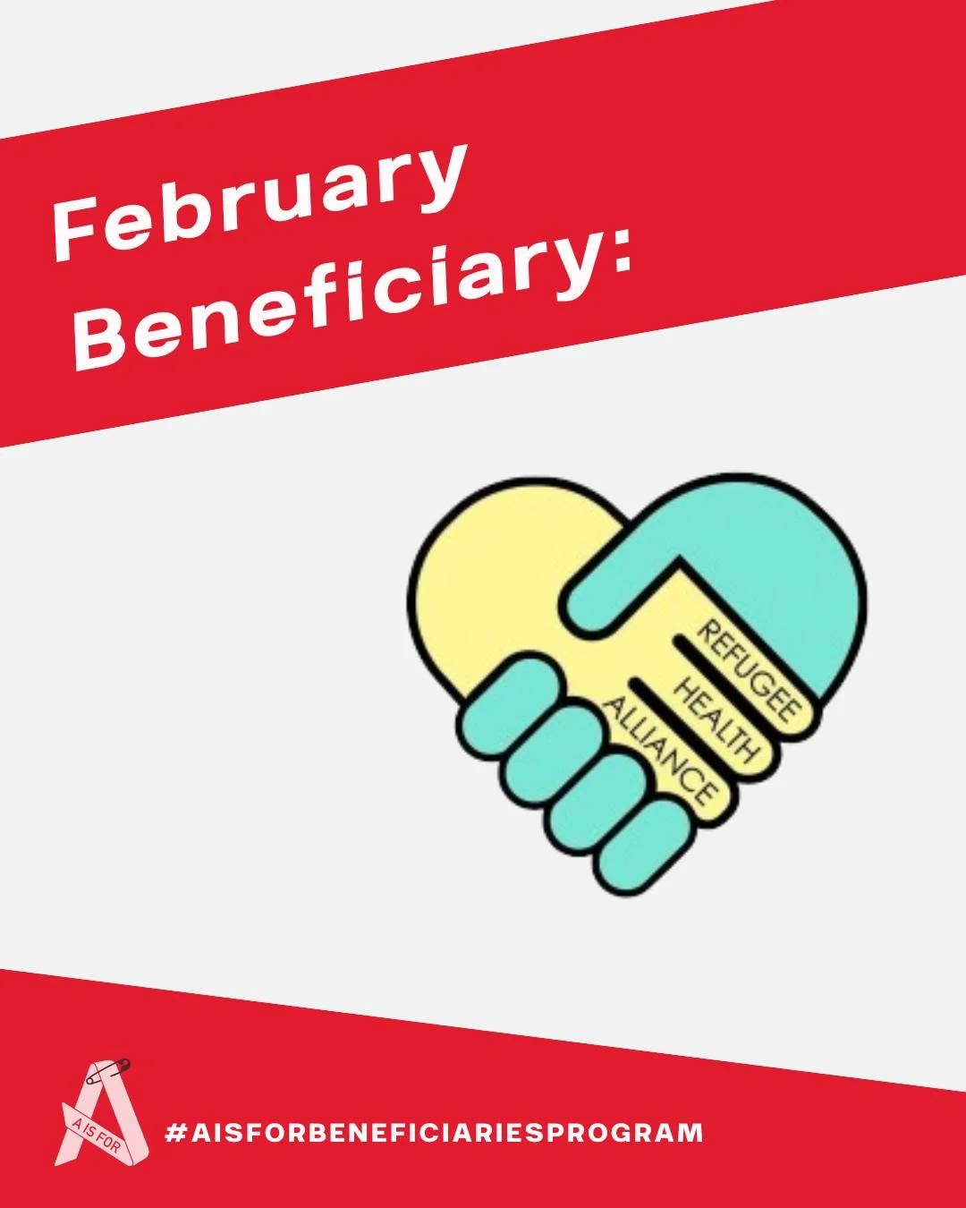We are pleased to announce that our February beneficiary is Refugee Health Alliance.  @refugeehealthalliance 

Refugee Health Alliance offers holistic, trauma-informed care for displaced populations along borders, collaborating with partners to ensur
