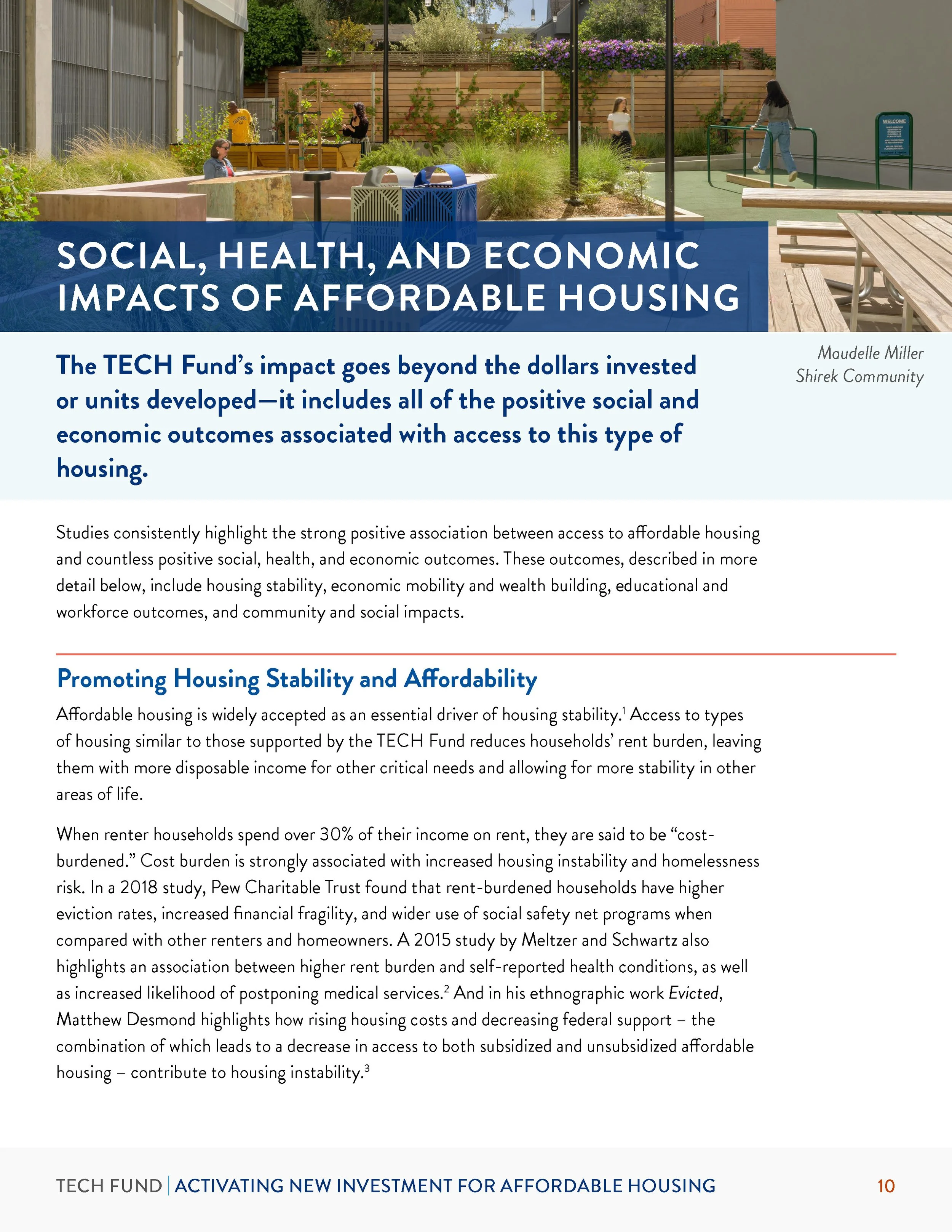 Impacts of Affordable Housing