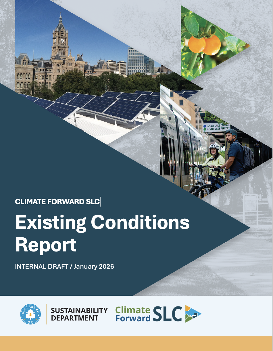 Cover of Draft Existing Conditions Report (ECR)