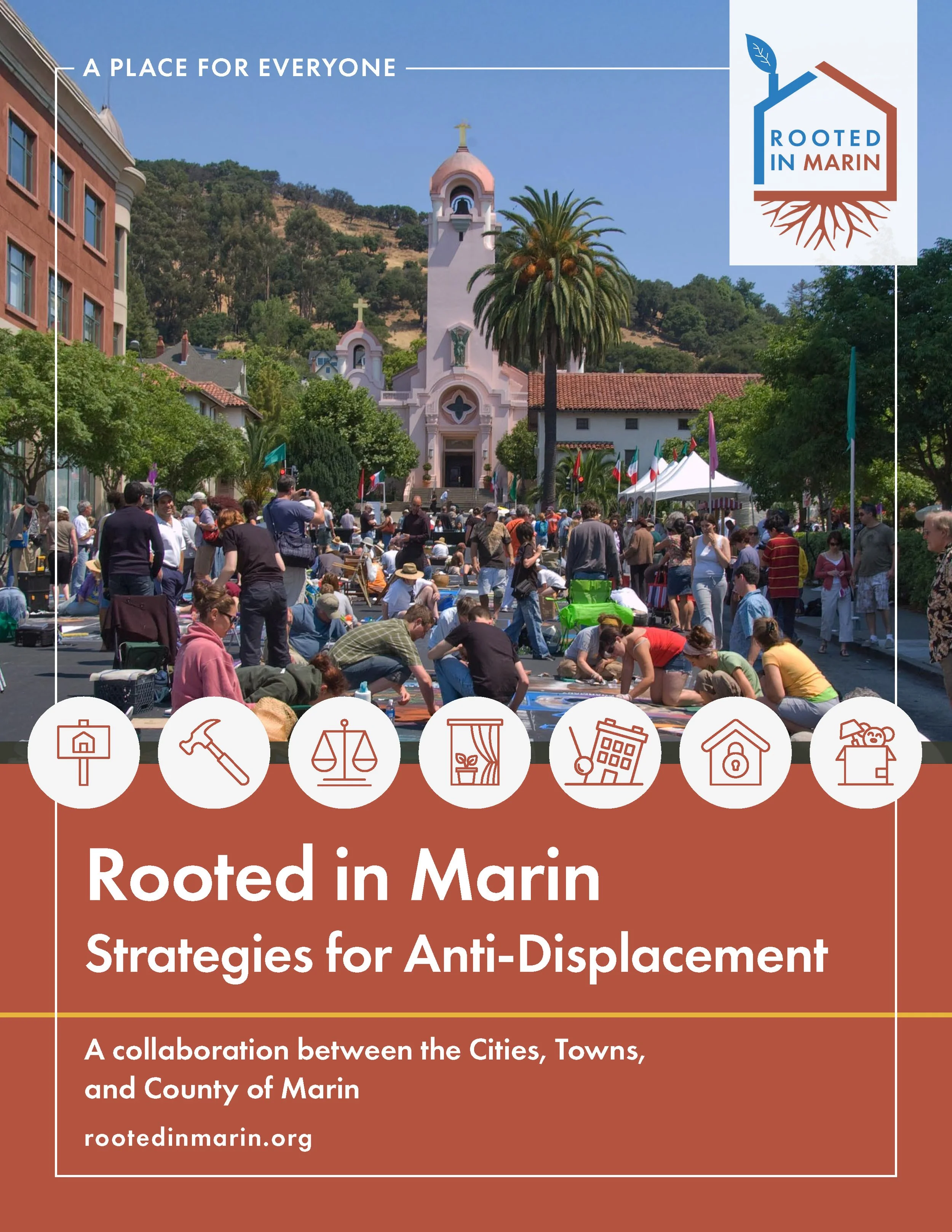 Cover page of Rooted in Marin report