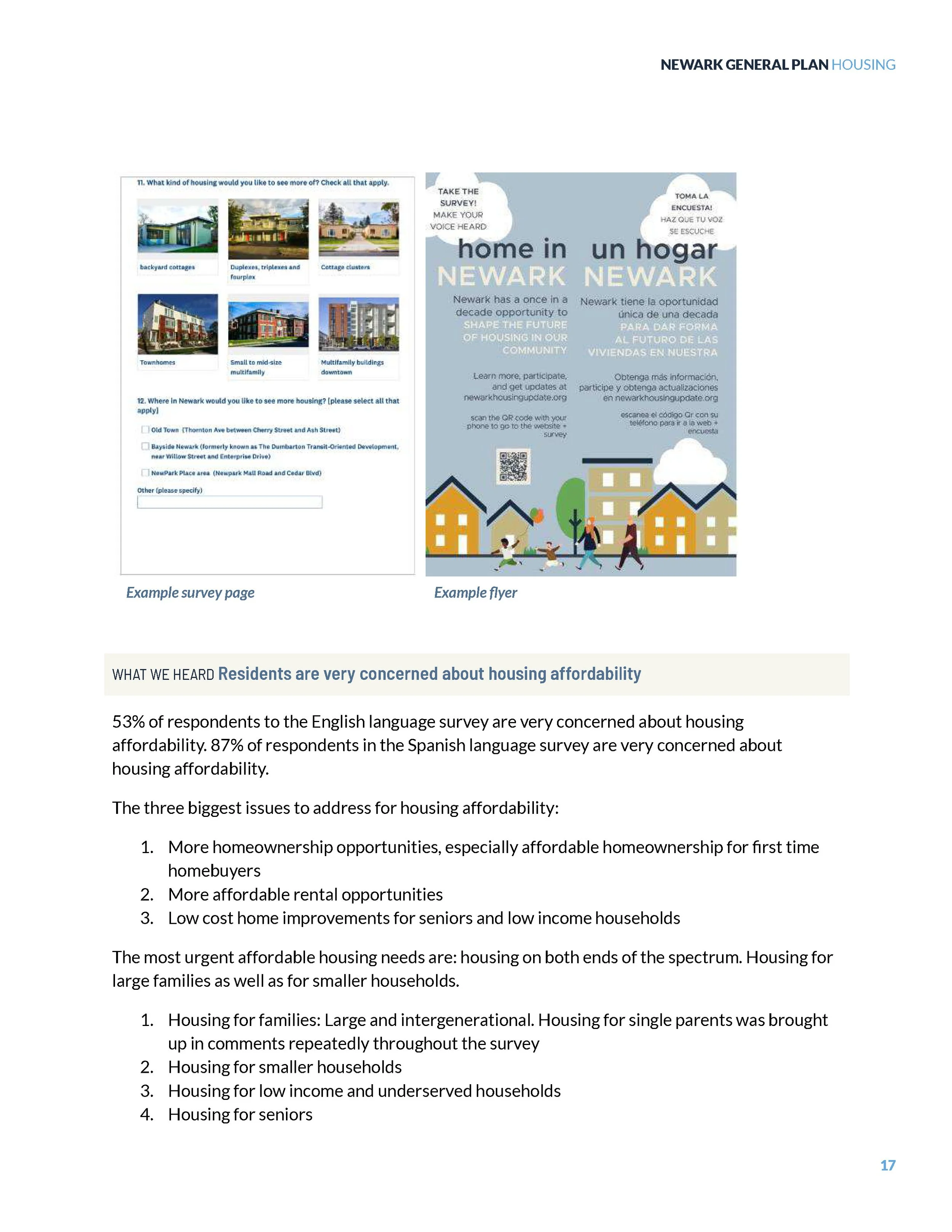 Page in Housing Elements about housing affordability