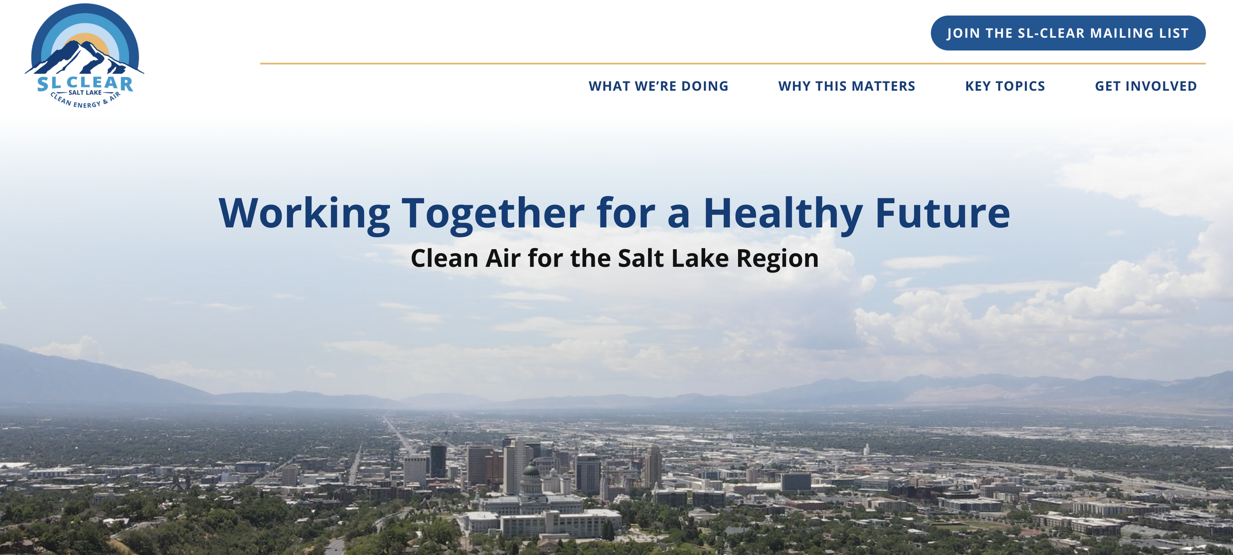 Homepage of SL-Clear Website