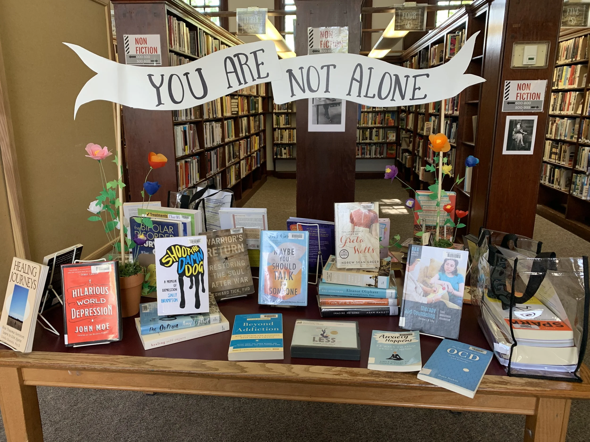 mental health month - library