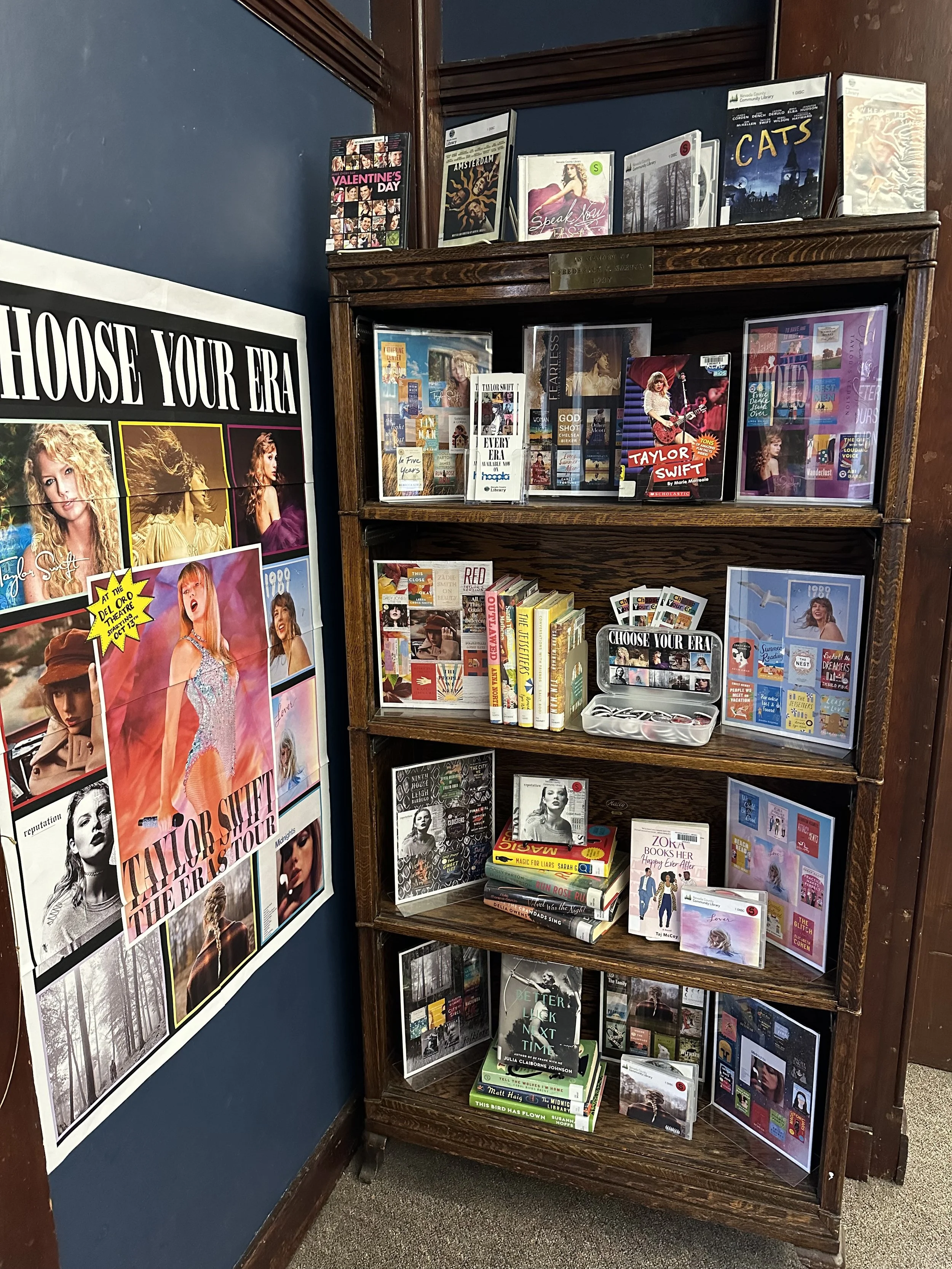 the eras display - library