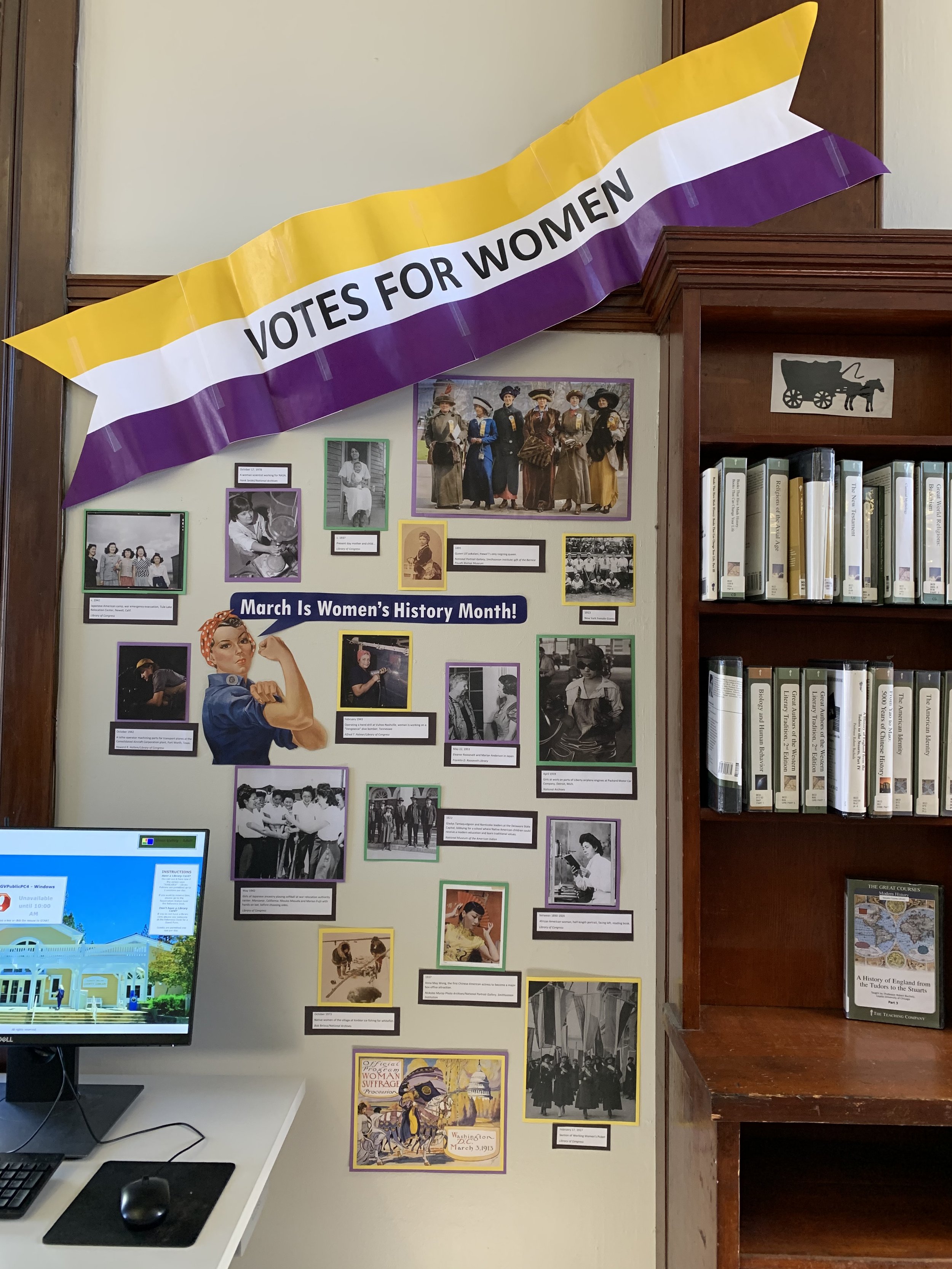 women's history month - library