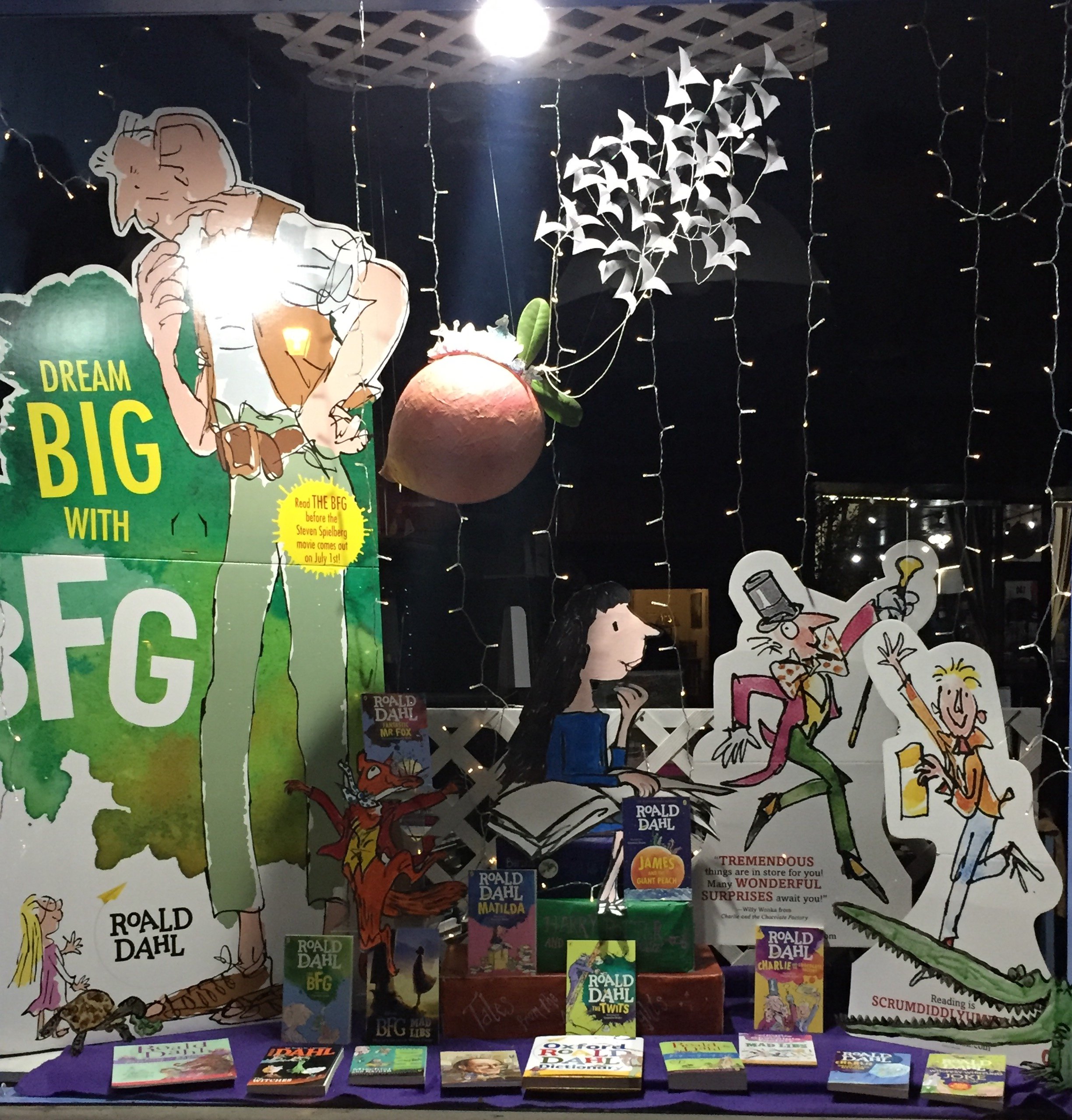 roald dahl celebration - bookstore