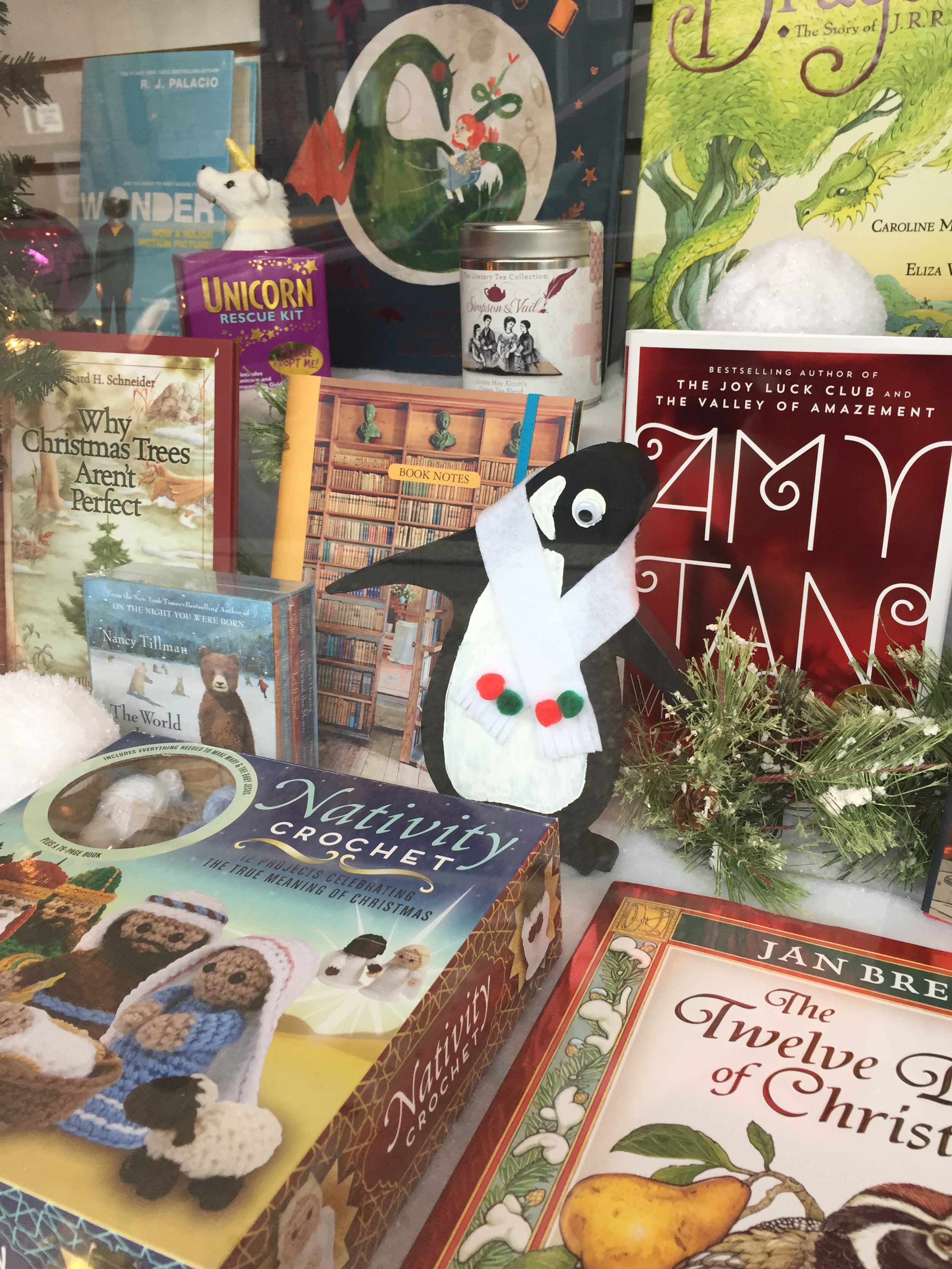 christmas 2017 detail - bookstore