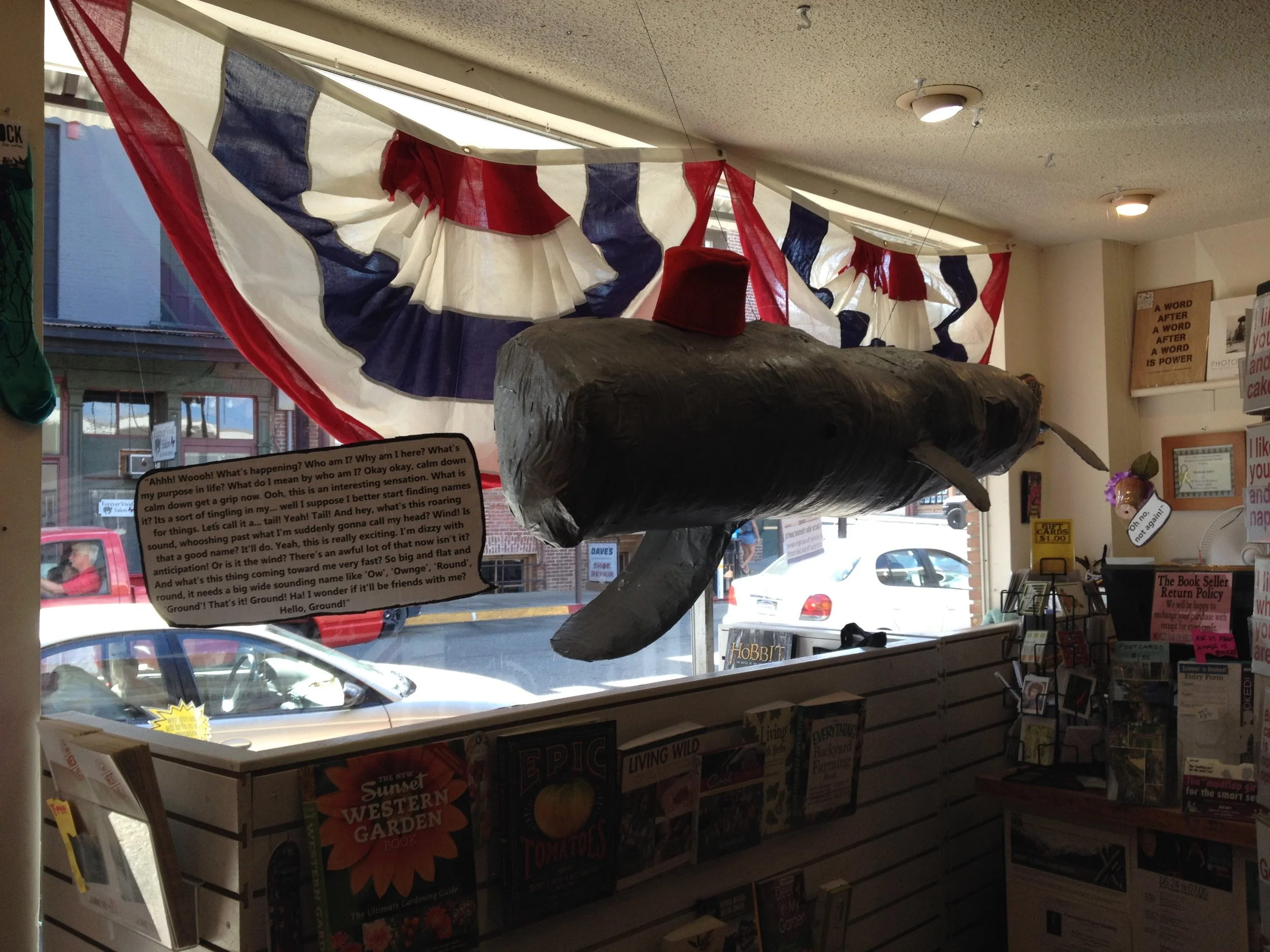 the whale - bookstore