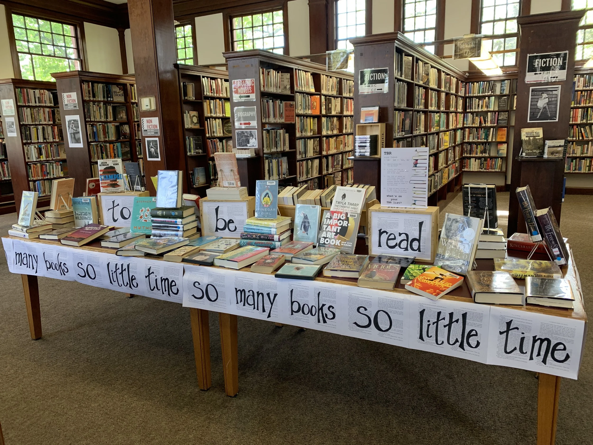 so many books, so little time - library
